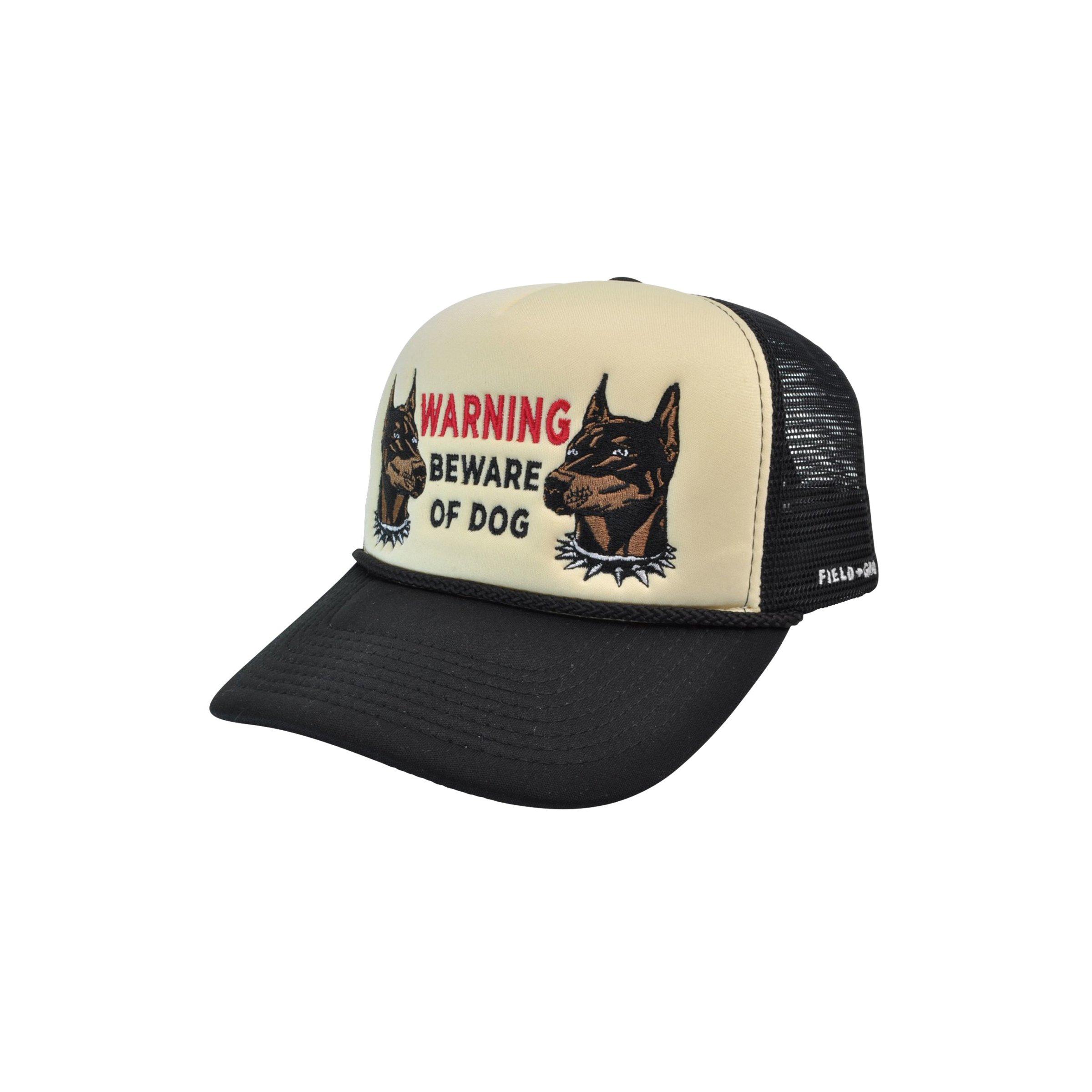 Field Grade Beware of Dog Foam Trucker Snapback-Cream - CREAM Thumbnail View 1