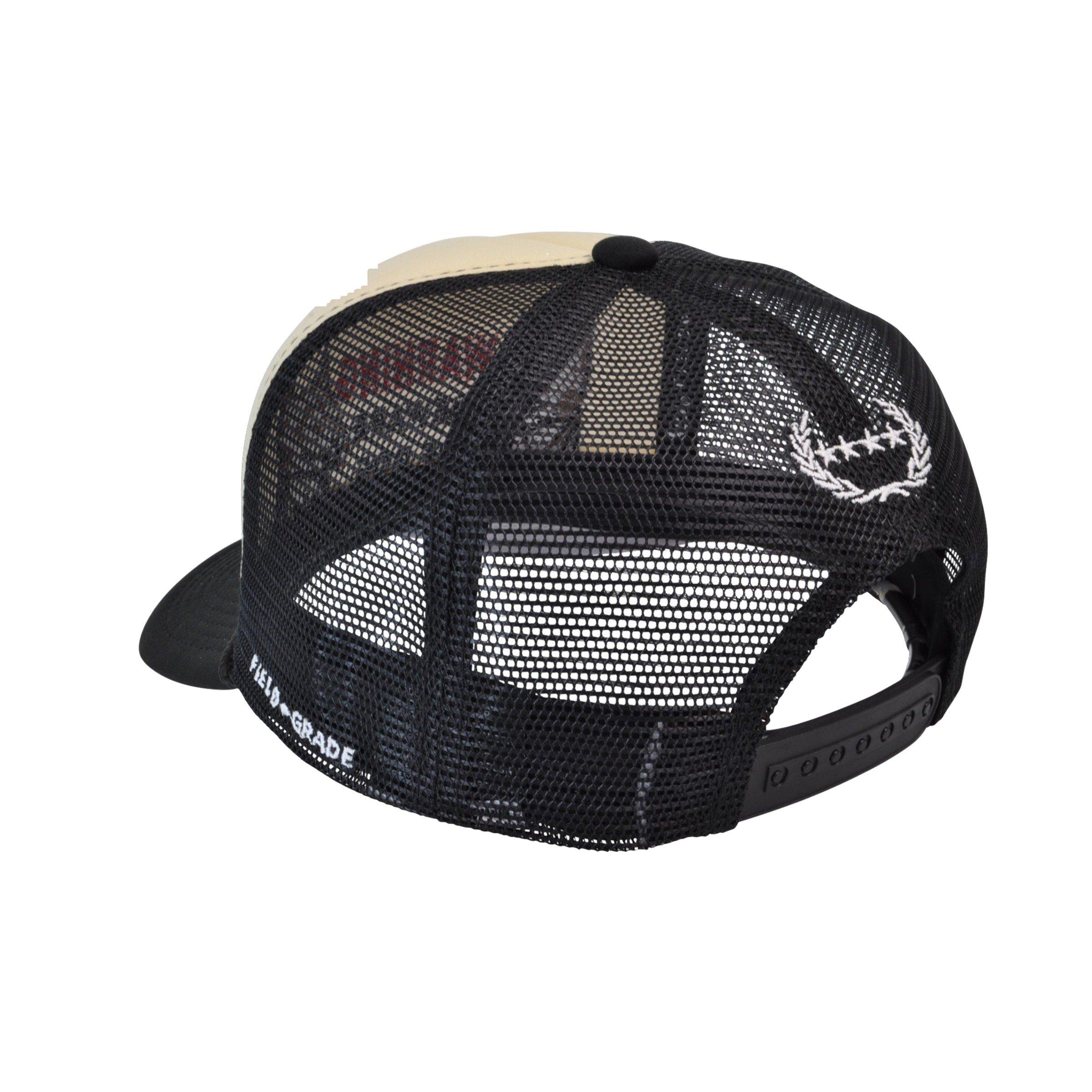 Field Grade Beware of Dog Foam Trucker Snapback-Cream - CREAM Thumbnail View 3