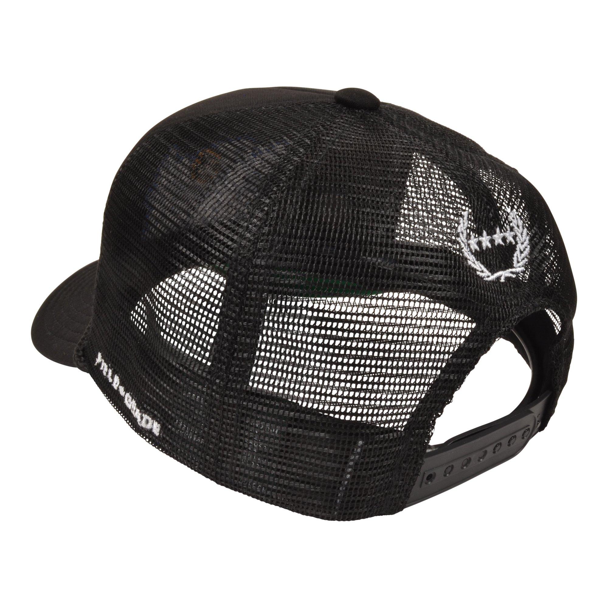 Field Grade F. Yourself Trucker Snapback-Black/Blue - BLACK Thumbnail View 3