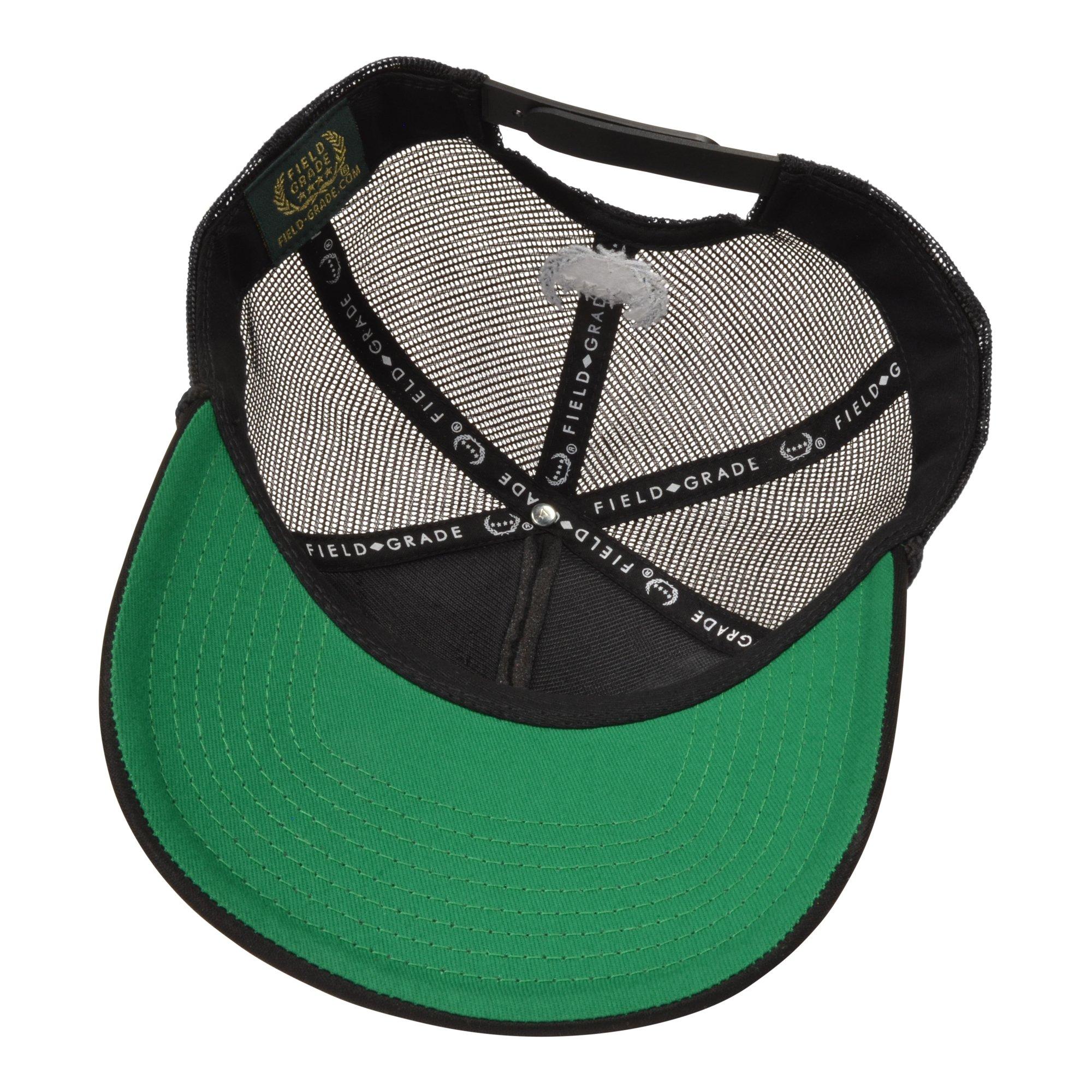 Field Grade F. Yourself Trucker Snapback-Black/Blue - BLACK Thumbnail View 4