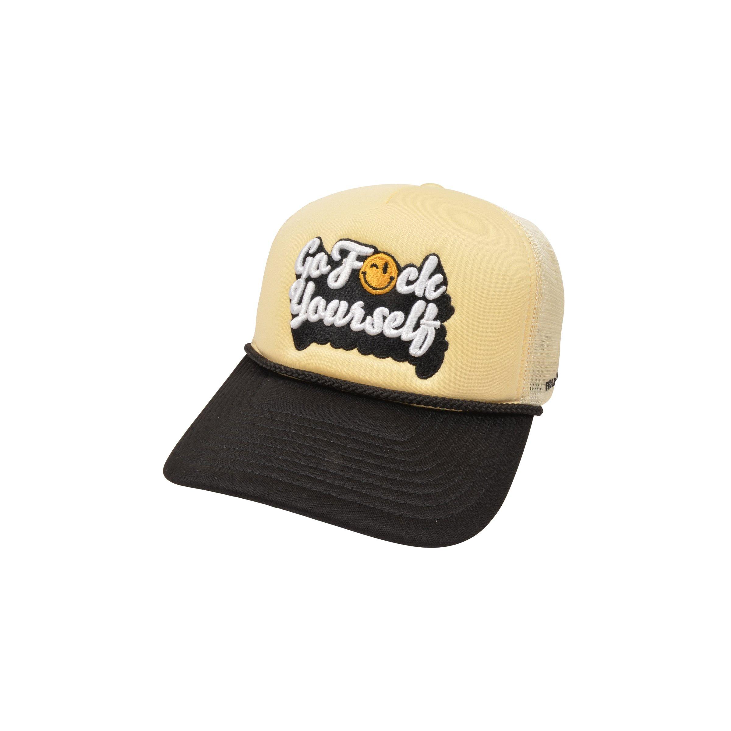 Field Grade F. Yourself Trucker Snapback-Cream - CREAM Thumbnail View 1