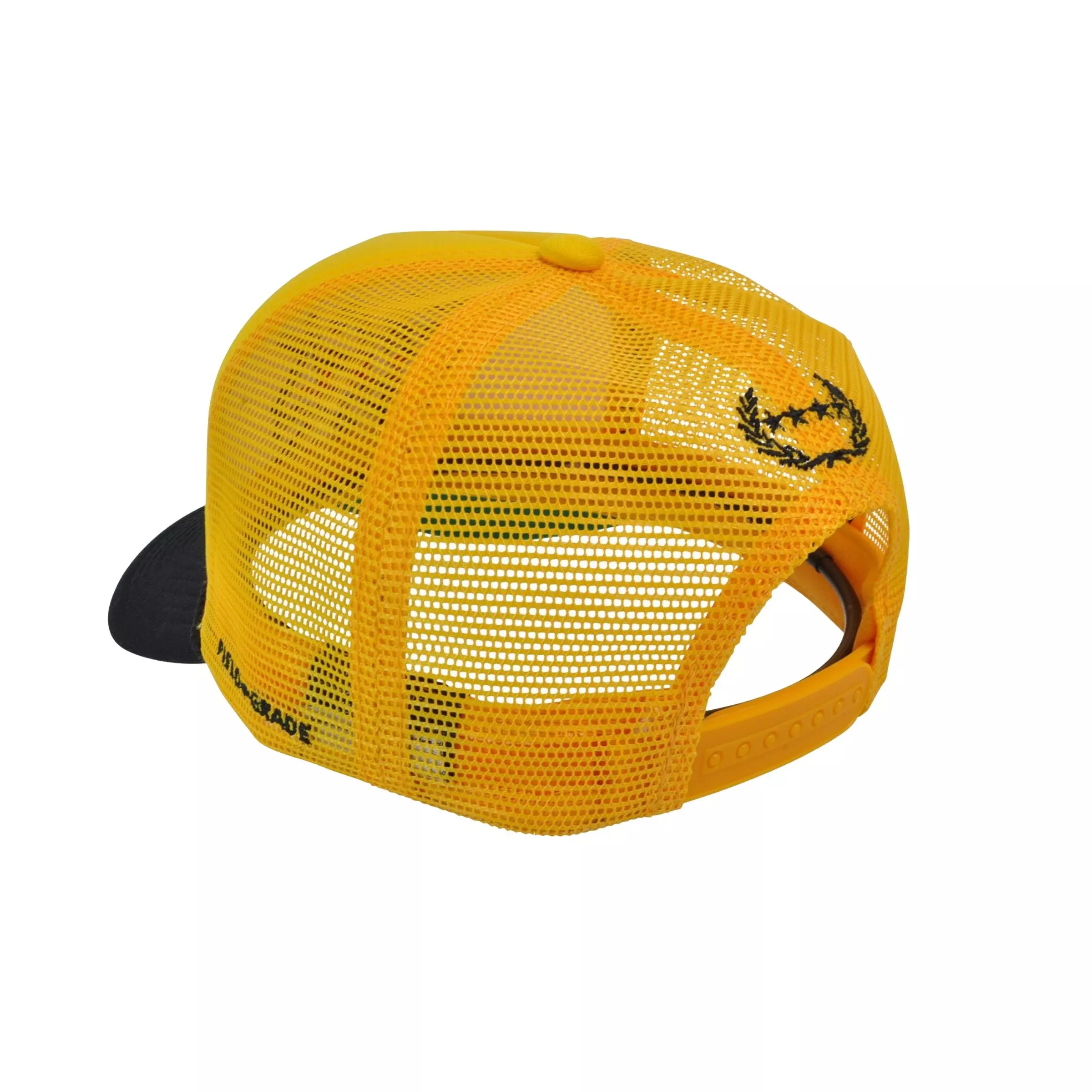 Field Grade F*cks The Opps Trucker Snapback-Yellow/Black - YELLOW/BLACK