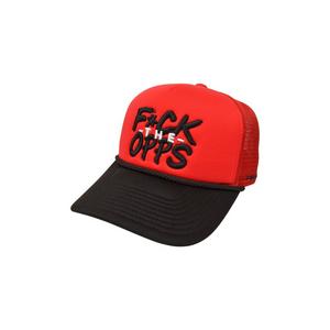 Field Grade F*cks The Opps Trucker Snapback-Black/Red