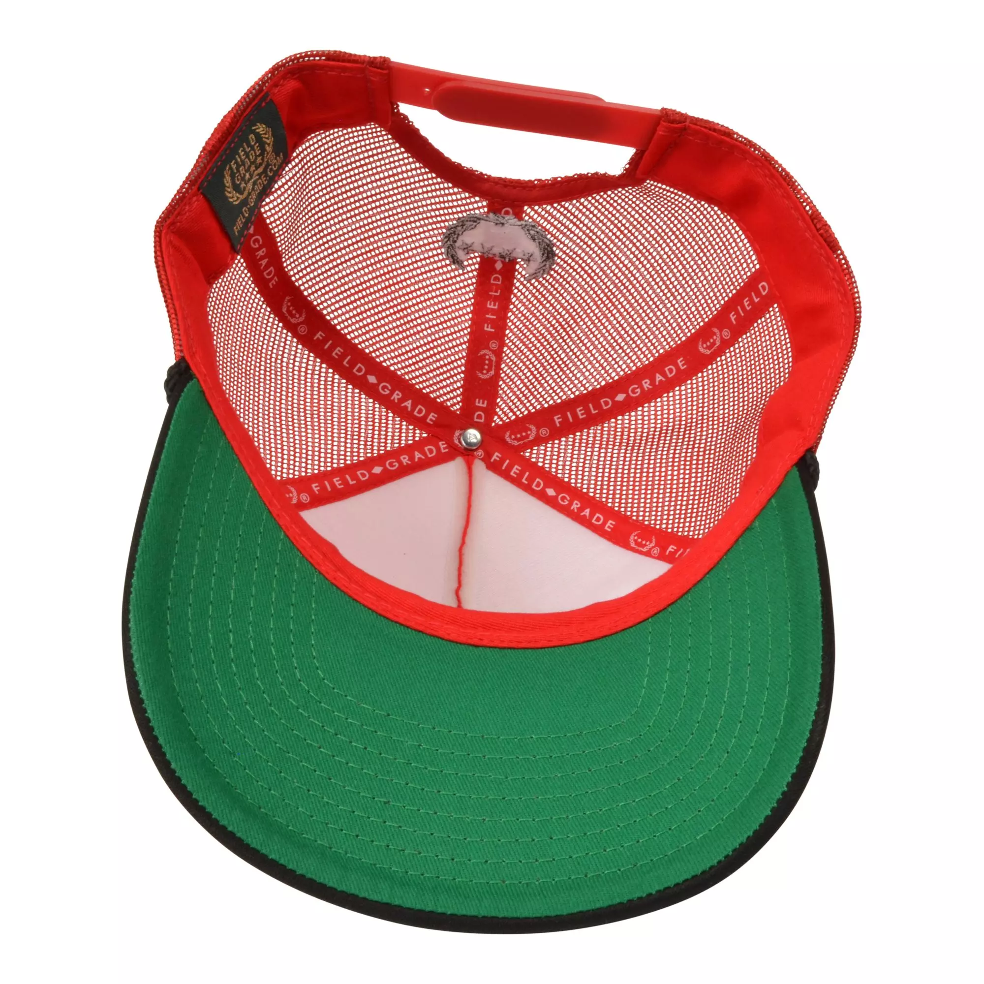 Field Grade F*cks The Opps Trucker Snapback-Black/Red - BLACK/RED