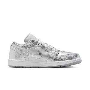 Jordan 1 Low "Metallic Silver/Photon Dust/Wolf Grey" Women's Shoe