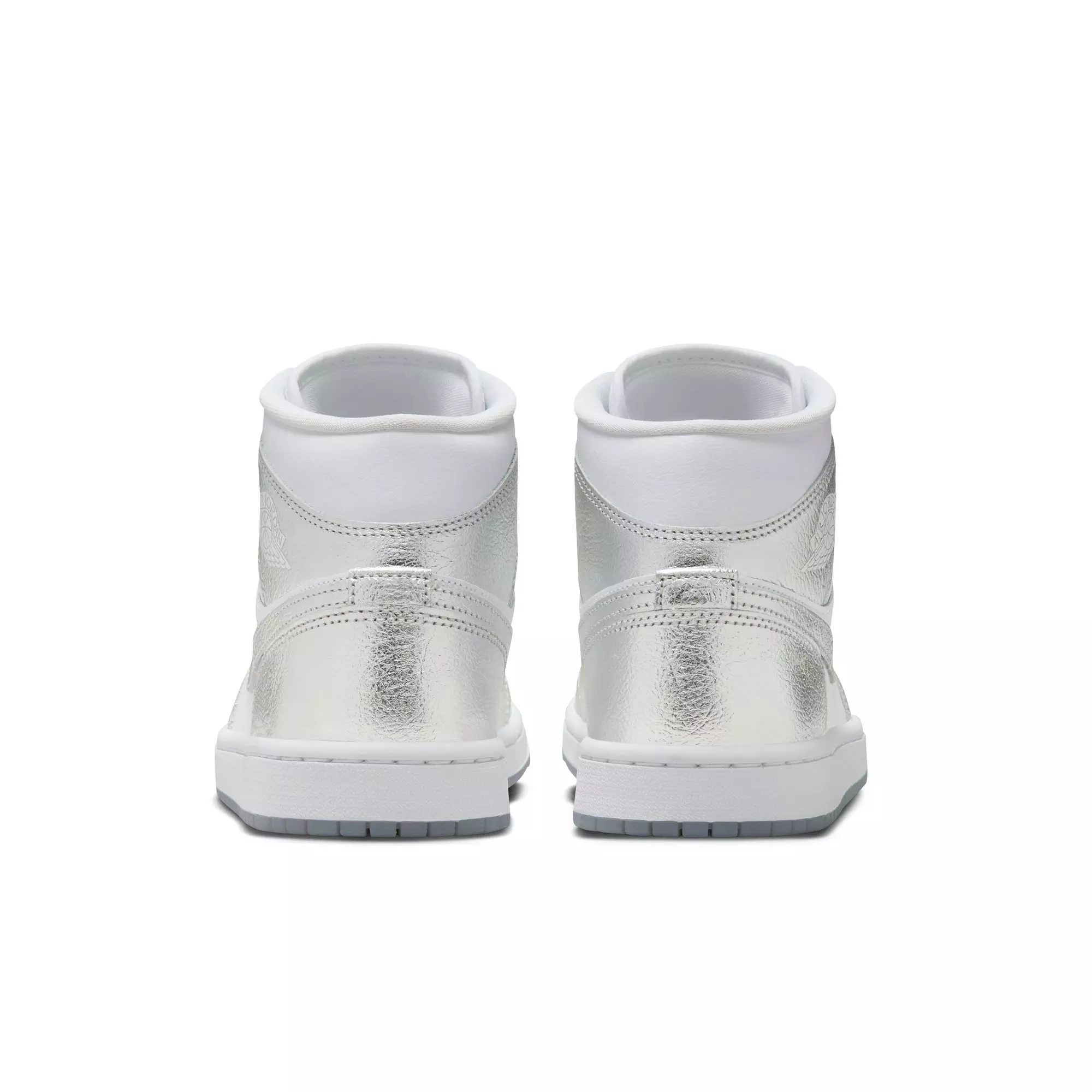 Jordan Mid SE "White/Metallic Silver/Wolf Grey" Women's Shoe - WHITE/SILVER
