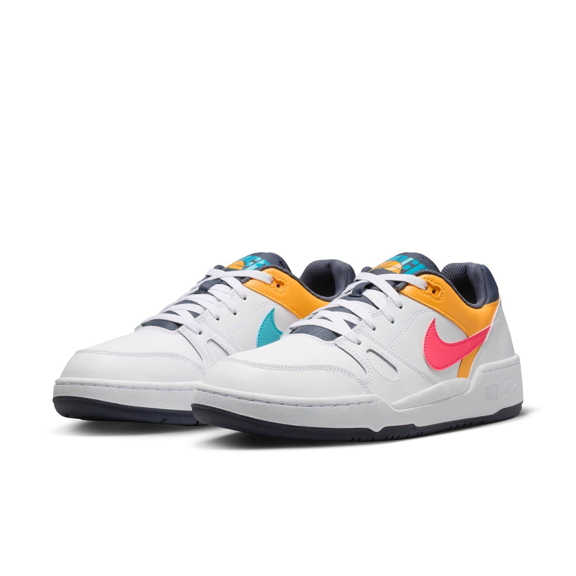 Nike Full Force Low "White/Racer Pink/Thunder Blue" Men's Shoe - MULTI-COLOR Thumbnail View 5
