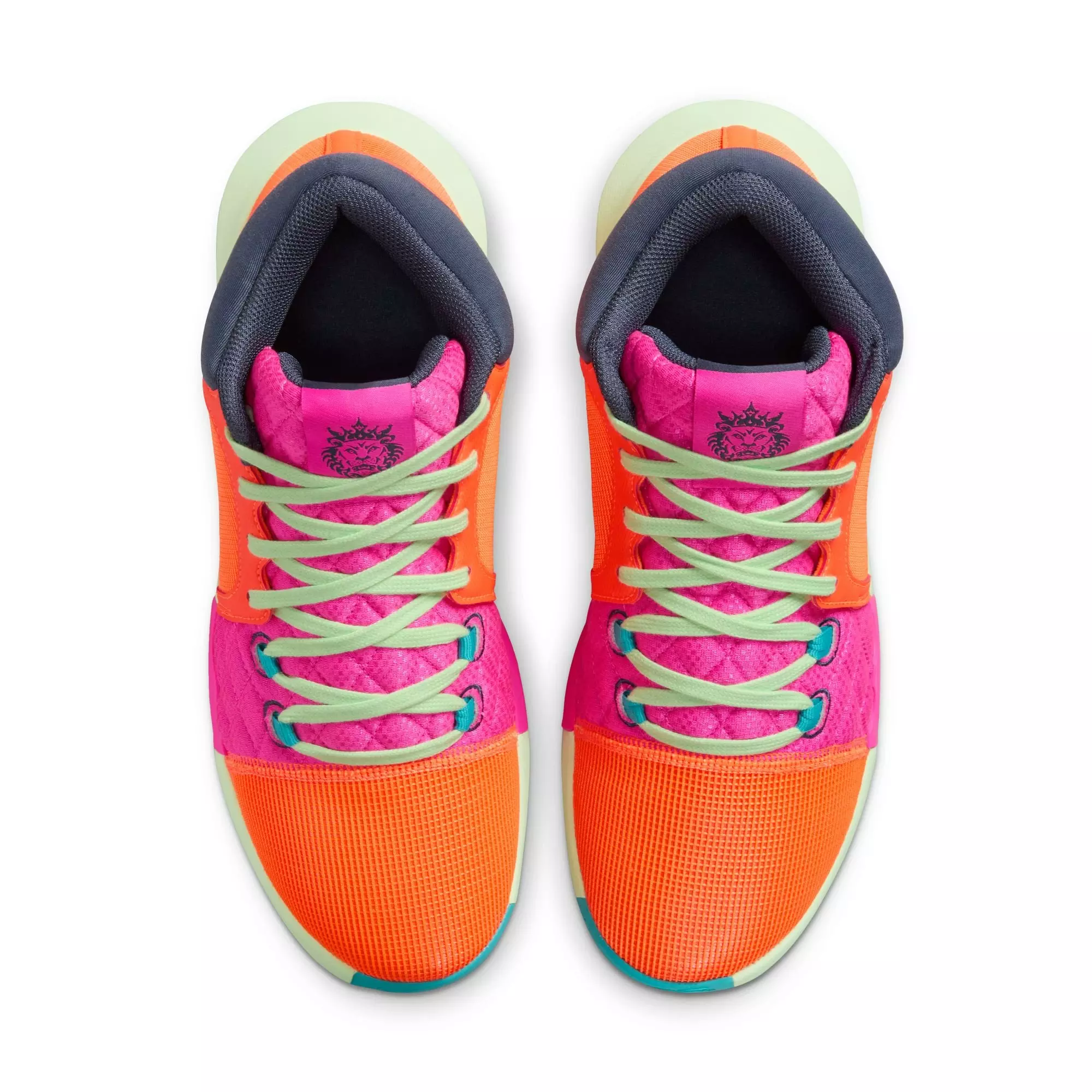 Nike LeBron Witness 8 "Total Orange/Thunder Blue/Laser Fuchsia" Men's Basketball Shoe - Total Orange/Thunder Blue/Laser Fuchsia