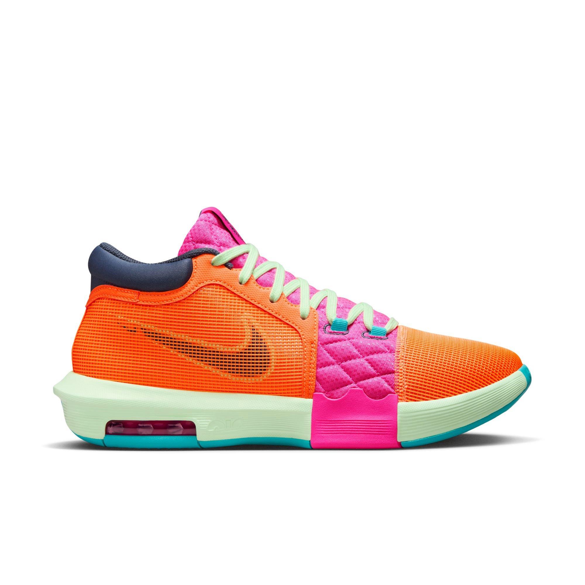 Nike LeBron Witness 8 Basketball Shoes Orange and White Mens Size 18 (Try On) Nike LeBron Witness 8 TB Orange White for Sale  main image 2