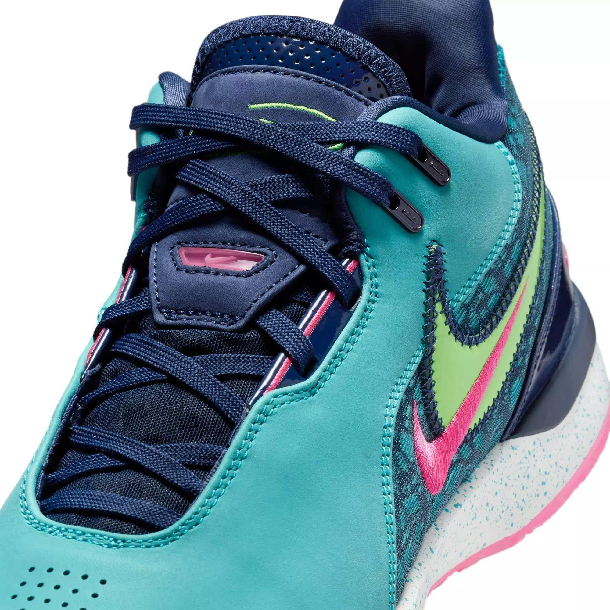 Nike LeBron NXXT Gen AMPD "Dusty Cactus/Green Strike/Midnight Navy" Men's Basketball Shoe - MULTI-COLOR