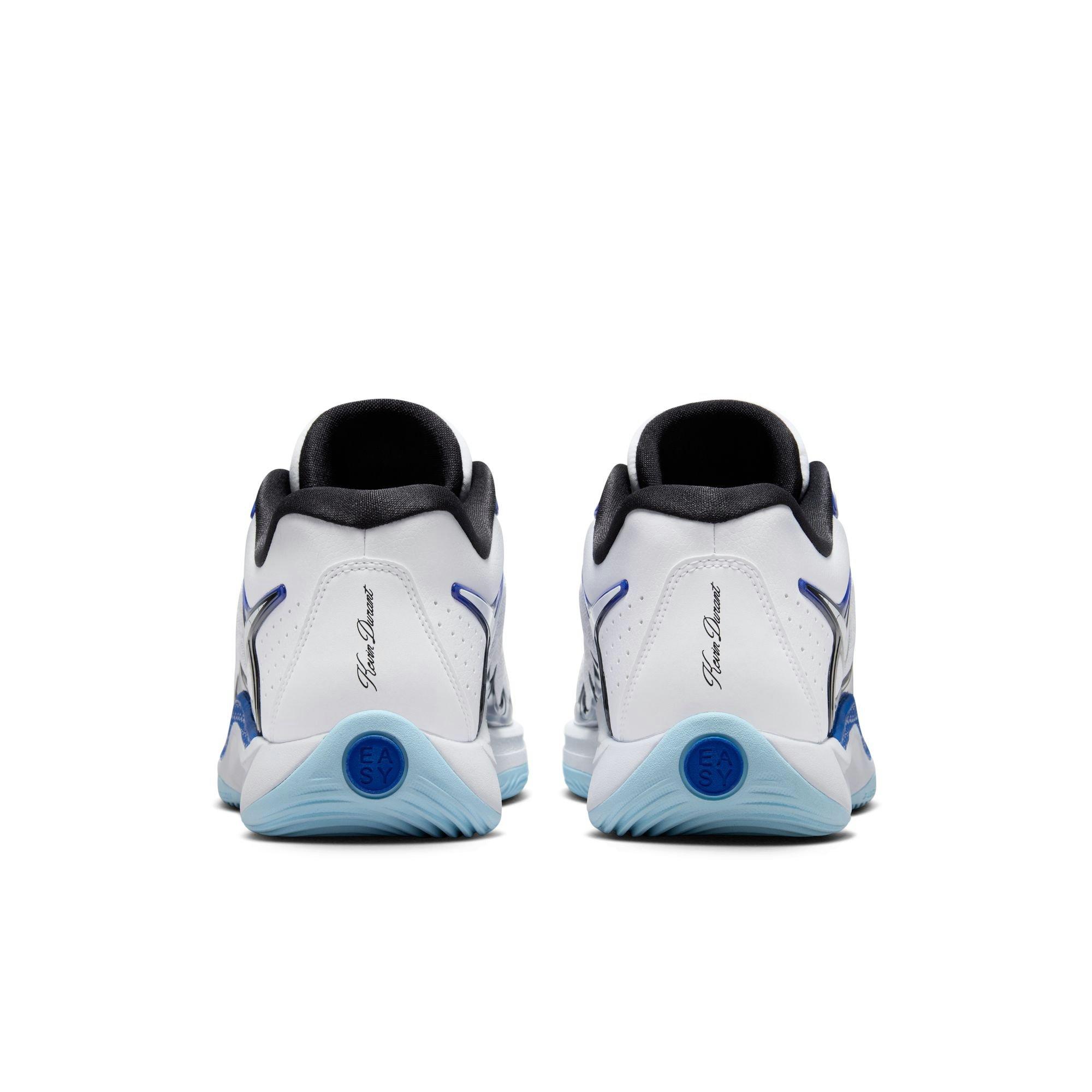 Nike KD17 "Glacial Rift" Men's Basketball Shoe - WHITE/BLACK/GAME ROYAL Thumbnail View 8