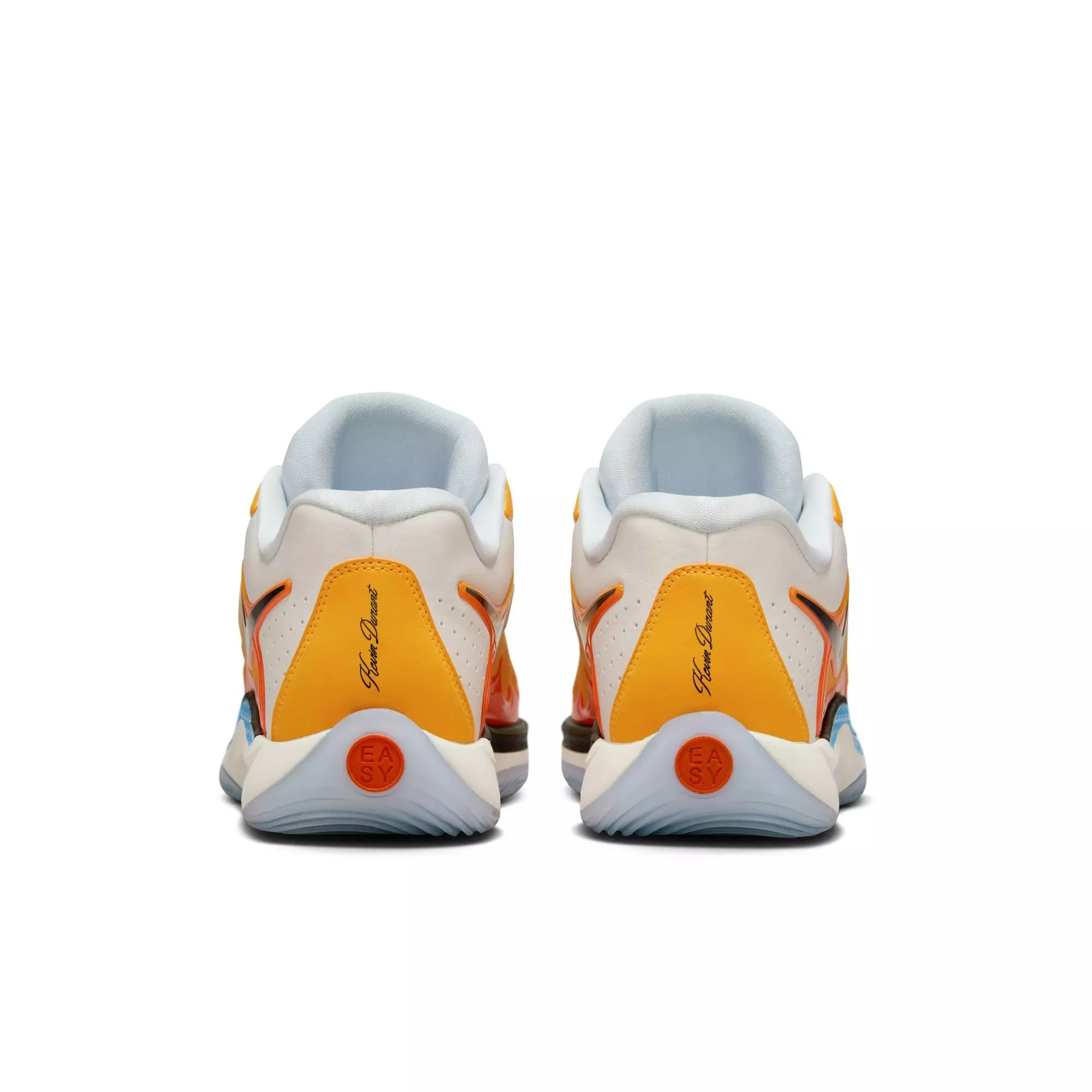 Nike KD17 "Sunrise" Men's Basketball Shoe - UNIVERSITY GOLD/BLACK/SAFETY ORANGE