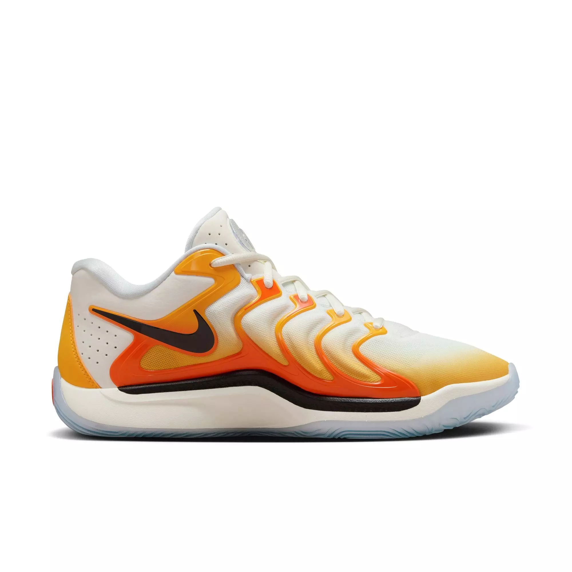 Nike KD17 "Sunrise" Men's Basketball Shoe - UNIVERSITY GOLD/BLACK/SAFETY ORANGE