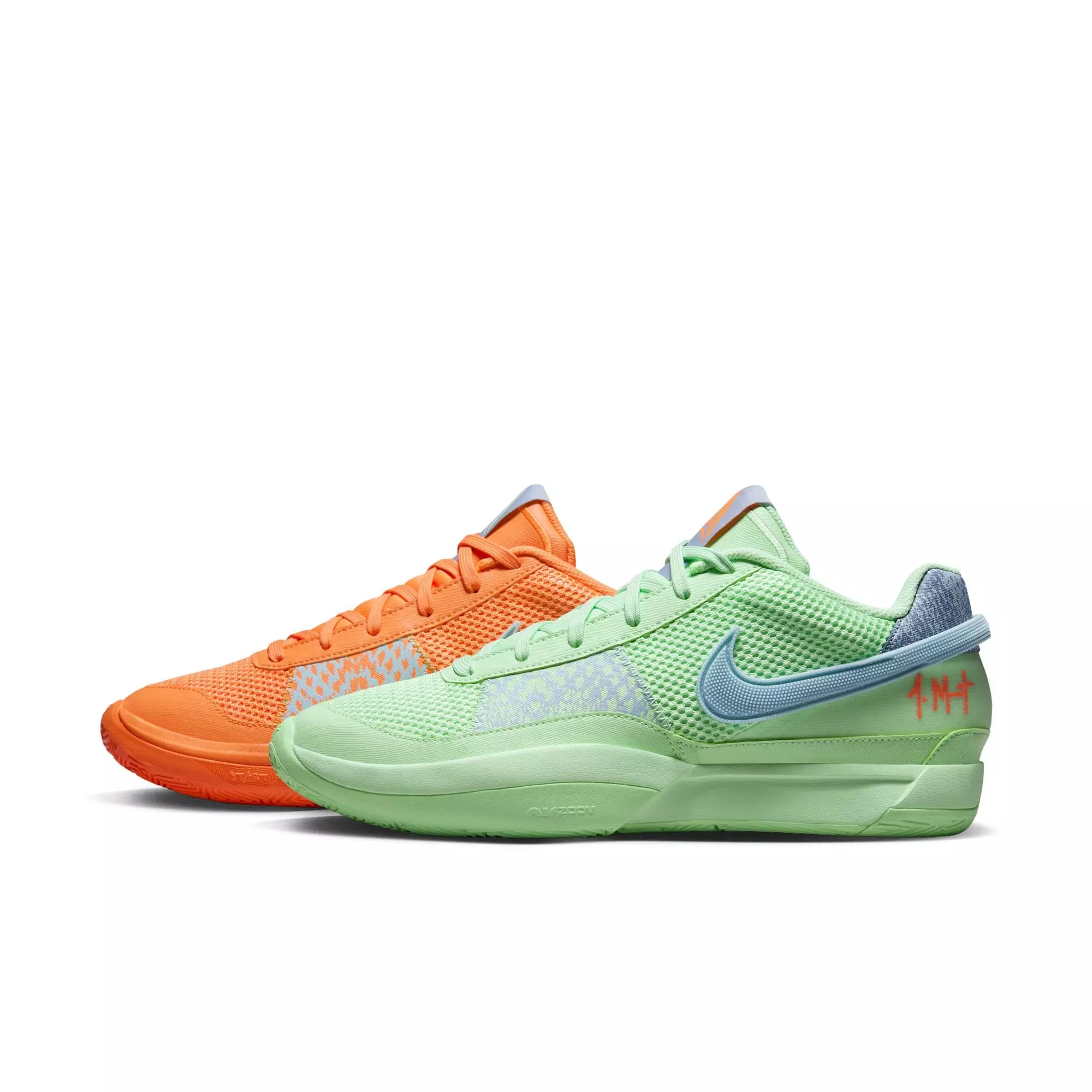 Nike Ja 1 "Bright Mandarin" Men's Basketball Shoe - BRIGHT MANDARIN/WHITE/VAPOR GREEN