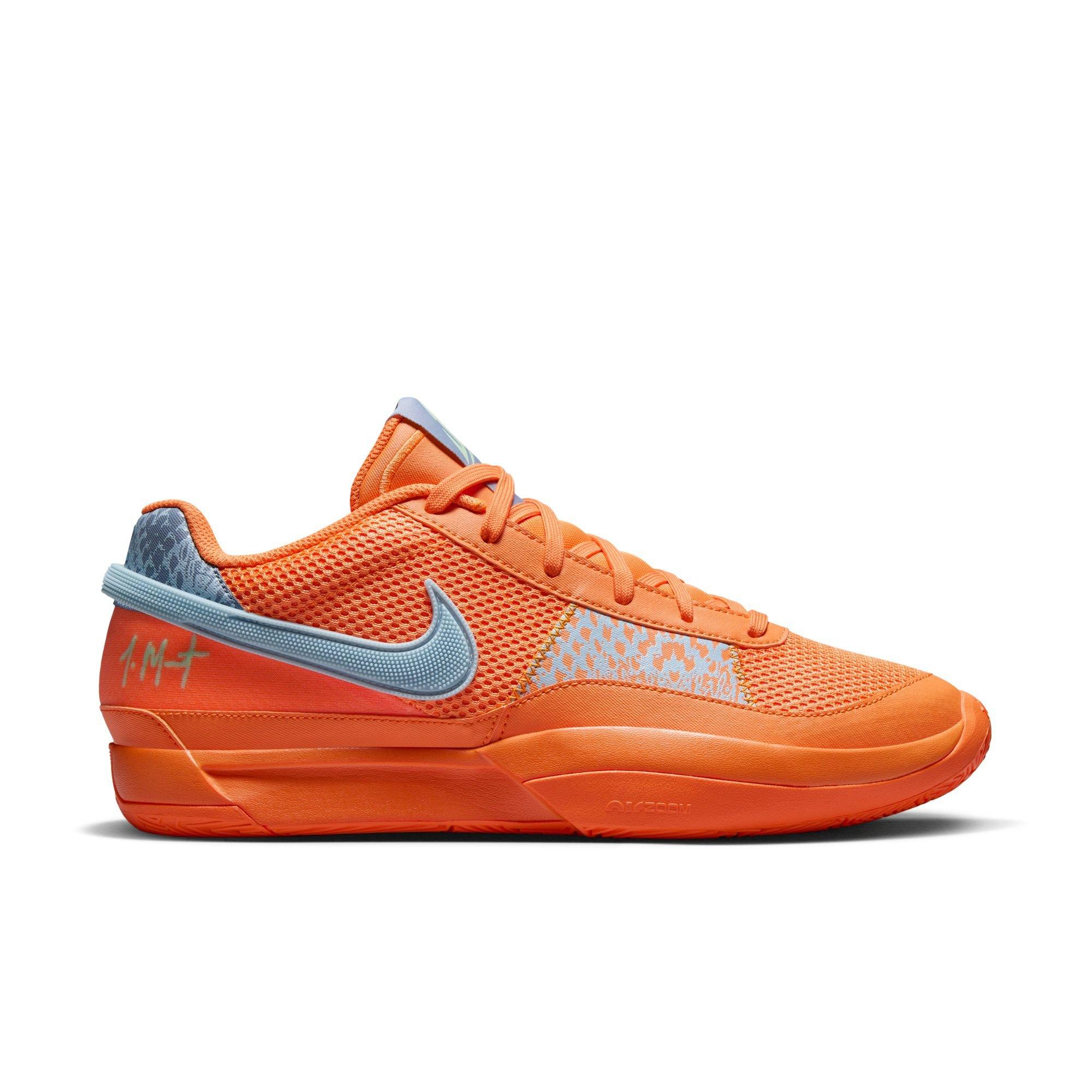 Nike Ja 1 "Bright Mandarin" Men's Basketball Shoe - BRIGHT MANDARIN/WHITE/VAPOR GREEN Thumbnail View 1