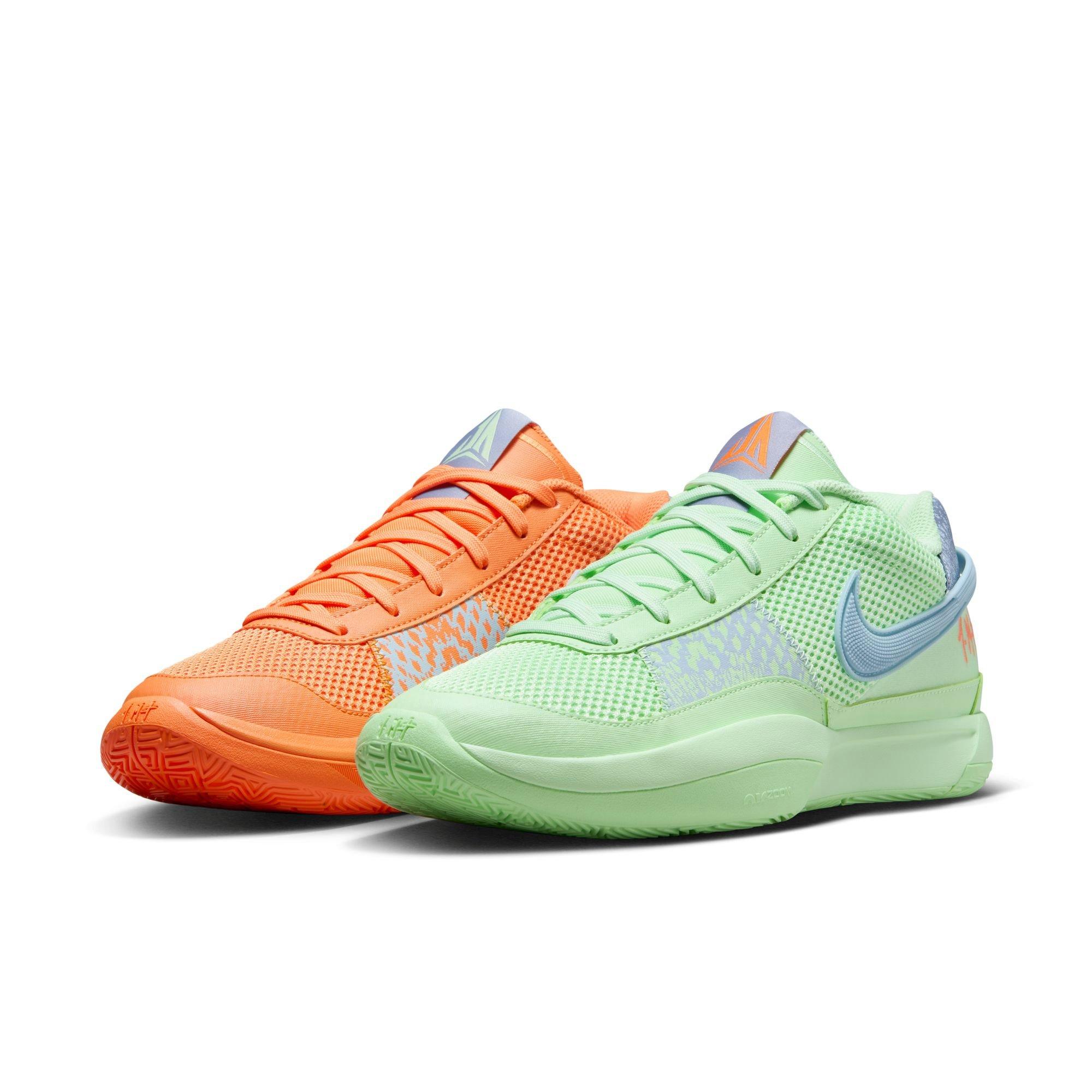 Nike green and orange sneakers 2025