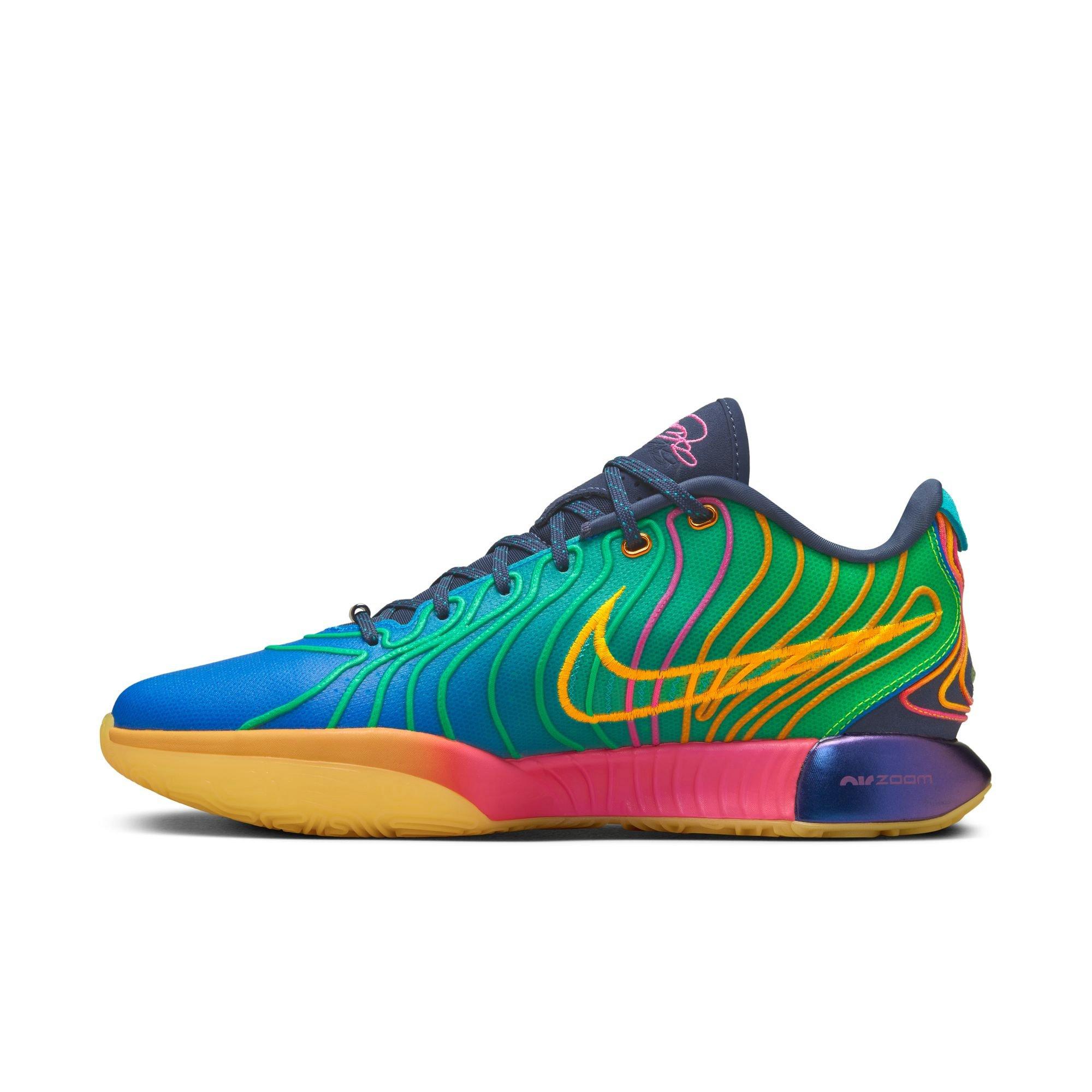 Nike LeBron XXI "Optimism" Men's Basketball Shoe - PHOTO BLUE/LASER FUCHSIA/VAPOR GREEN Thumbnail View 12
