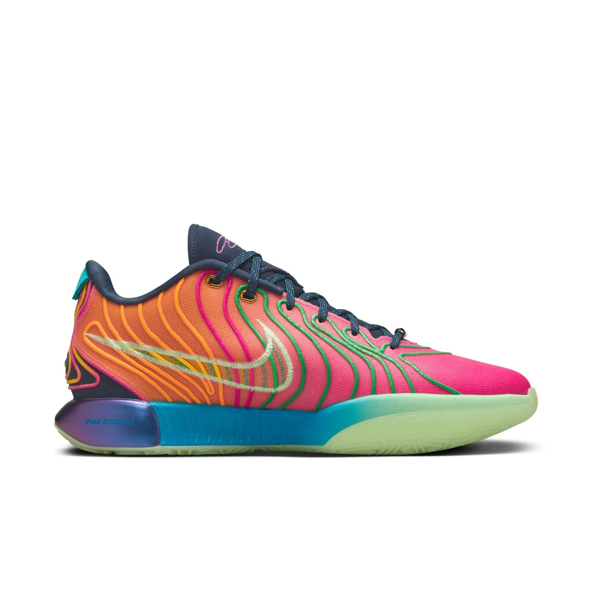 Nike LeBron XXI "Optimism" Men's Basketball Shoe - PHOTO BLUE/LASER FUCHSIA/VAPOR GREEN Thumbnail View 2