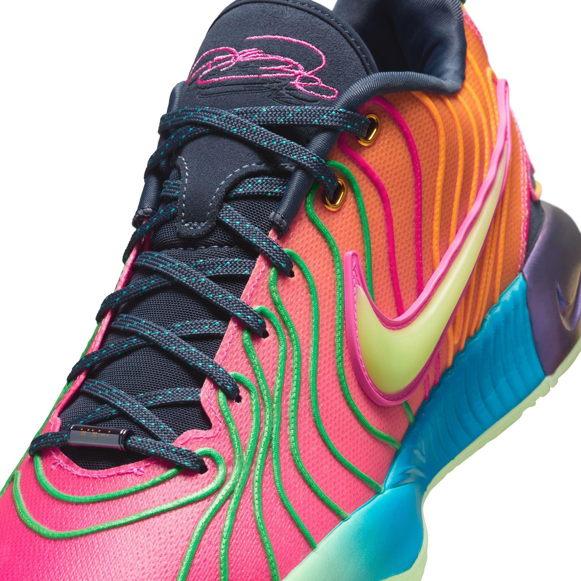 Nike LeBron XXI "Optimism" Men's Basketball Shoe - PHOTO BLUE/LASER FUCHSIA/VAPOR GREEN Thumbnail View 4
