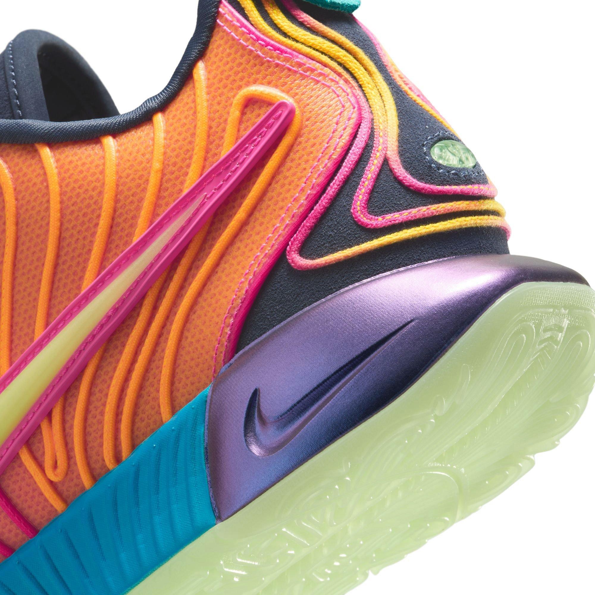 Nike LeBron XXI "Optimism" Men's Basketball Shoe - PHOTO BLUE/LASER FUCHSIA/VAPOR GREEN Thumbnail View 5