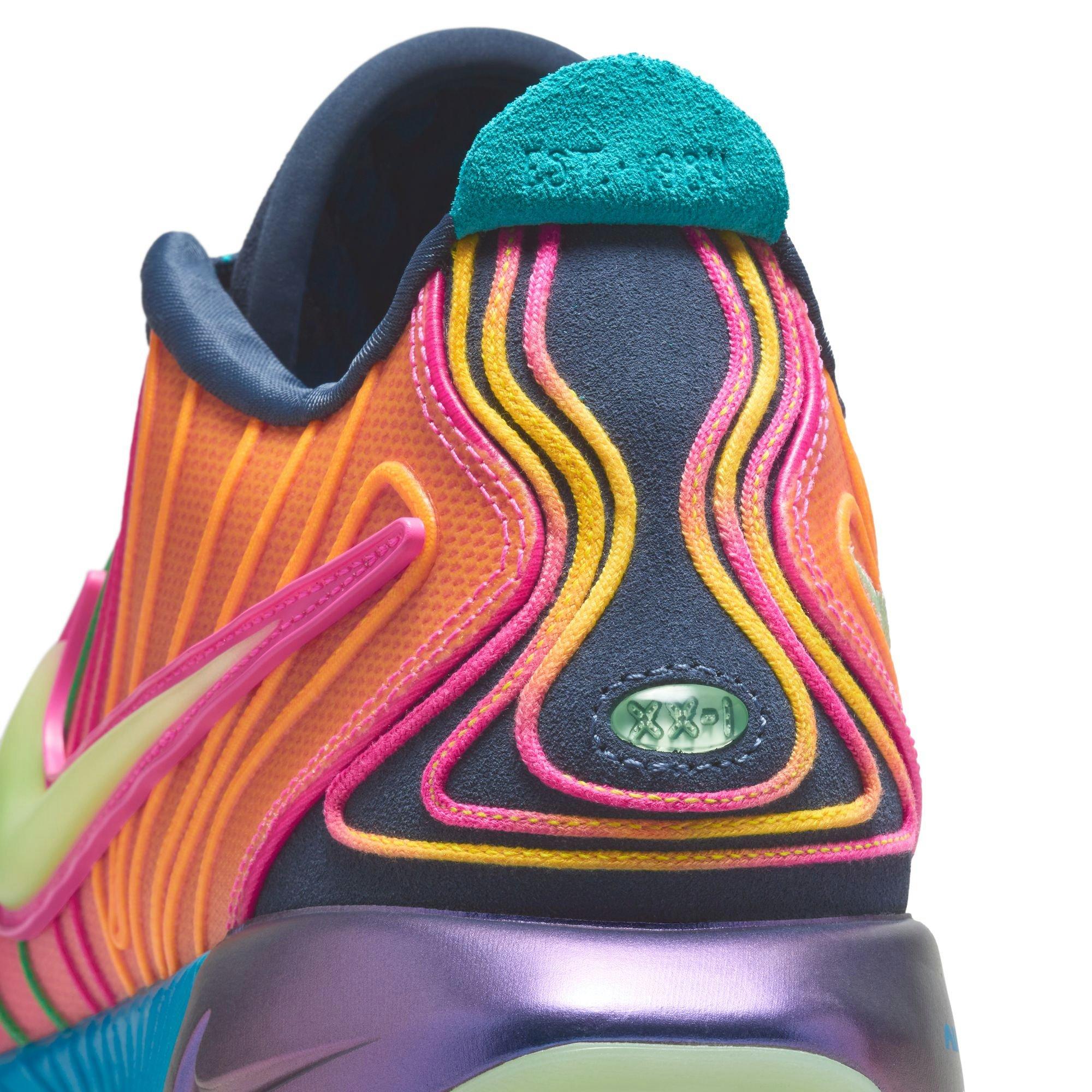 Nike LeBron XXI "Optimism" Men's Basketball Shoe - PHOTO BLUE/LASER FUCHSIA/VAPOR GREEN Thumbnail View 6