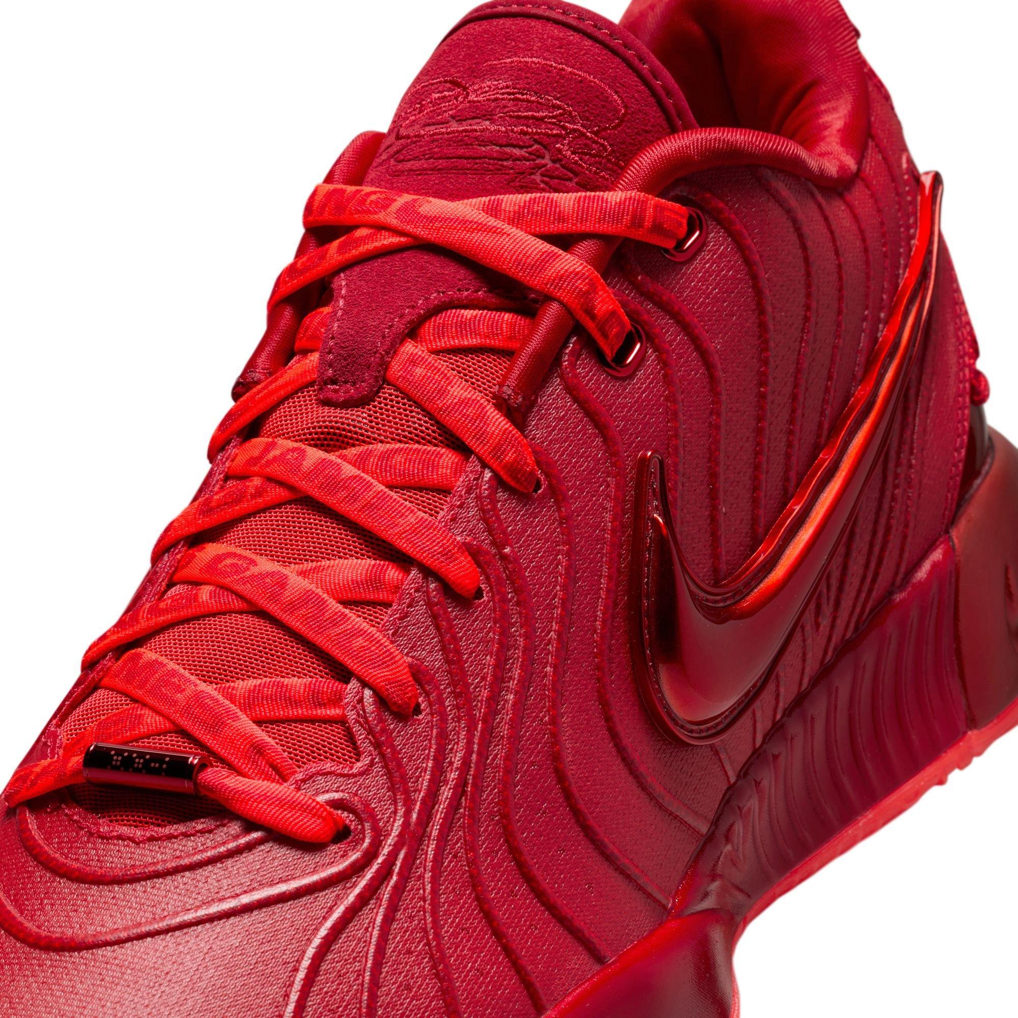 Nike LeBron XXI "James Gang" Men's Basketball Shoe - BRIGHT CRIMSON/GYM RED Thumbnail View 4