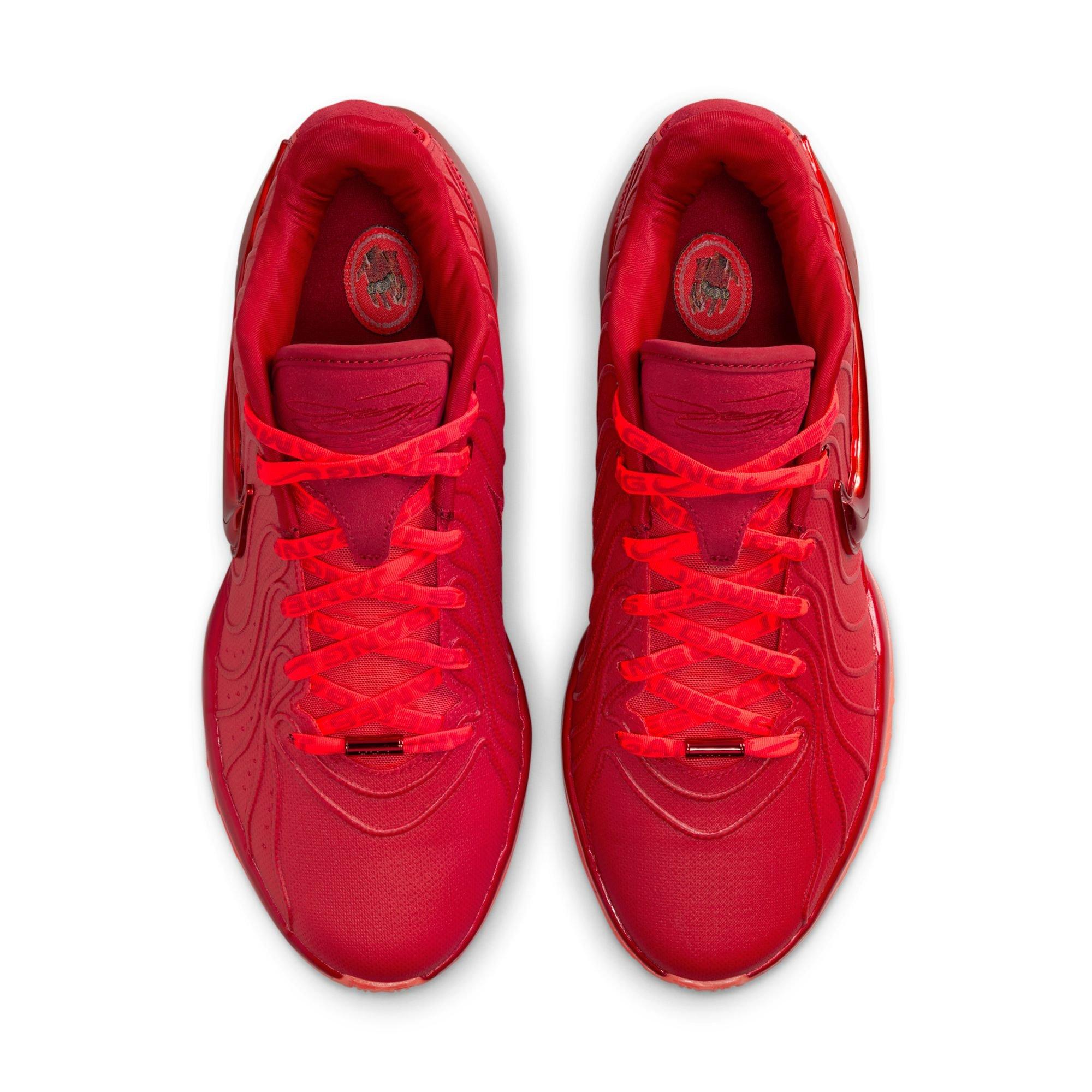 Nike LeBron XXI "James Gang" Men's Basketball Shoe - BRIGHT CRIMSON/GYM RED Thumbnail View 12