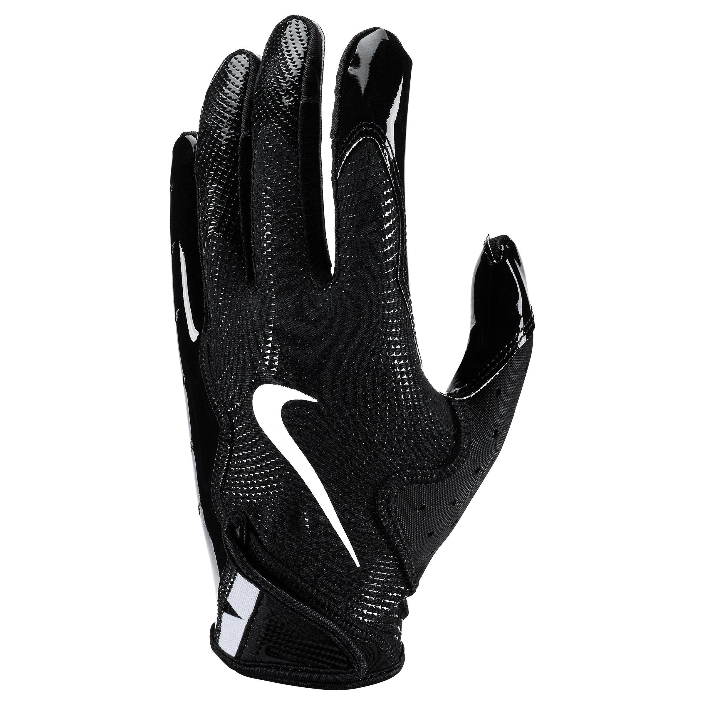 Nike Vapor Jet 8.0 Football Receiver Gloves - Black/White - BLACK/WHITE Thumbnail View 1