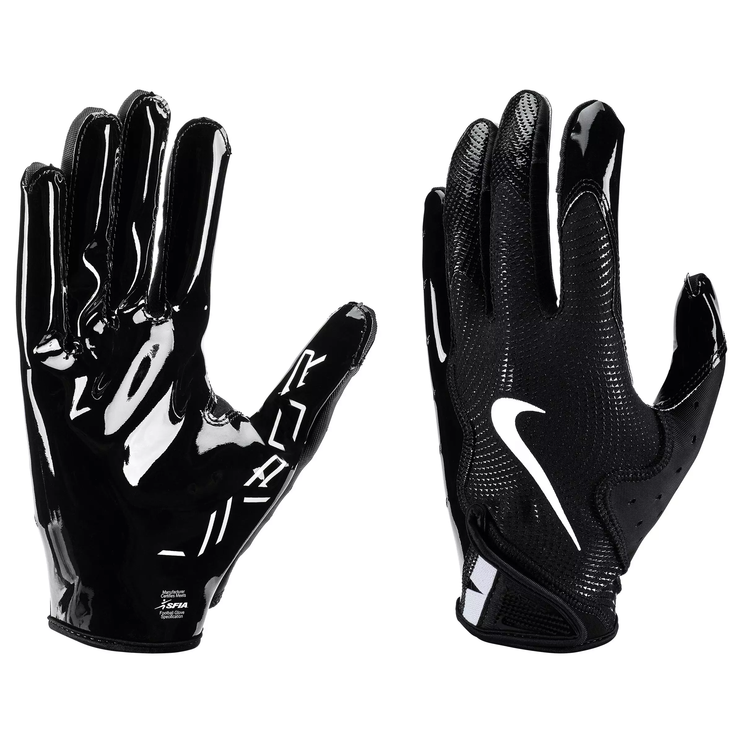 Nike Vapor Jet 8.0 Football Receiver Gloves - Black/White - BLACK/WHITE