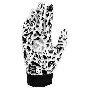 Nike Shark 2.0 PeeWee Football Receiver Gloves - White/Black