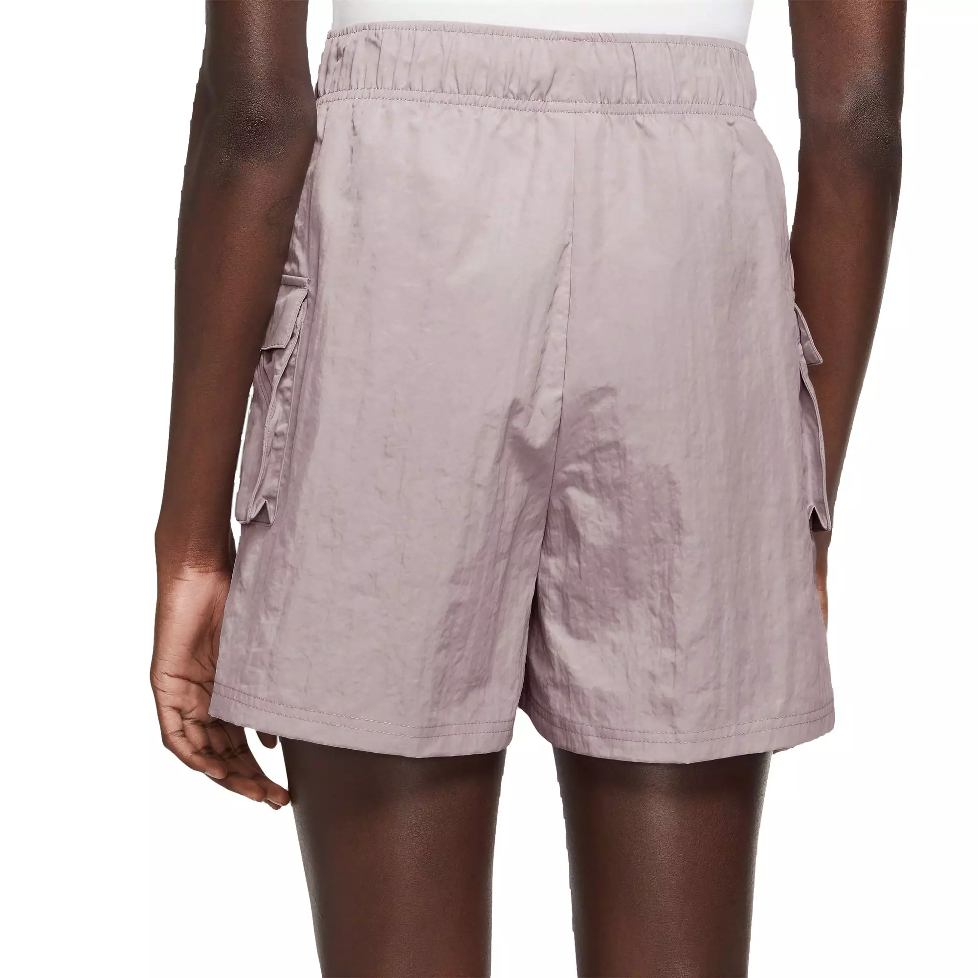 Nike Women's Sportswear Essential Woven High-Rise Shorts - VIOLET