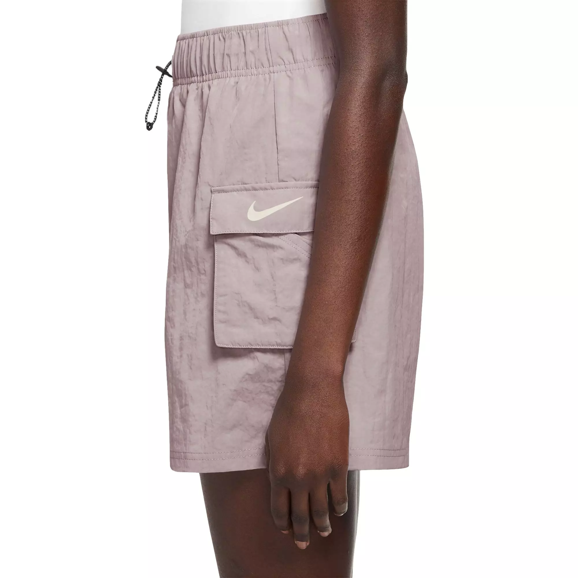 Nike Women's Sportswear Essential Woven High-Rise Shorts - VIOLET
