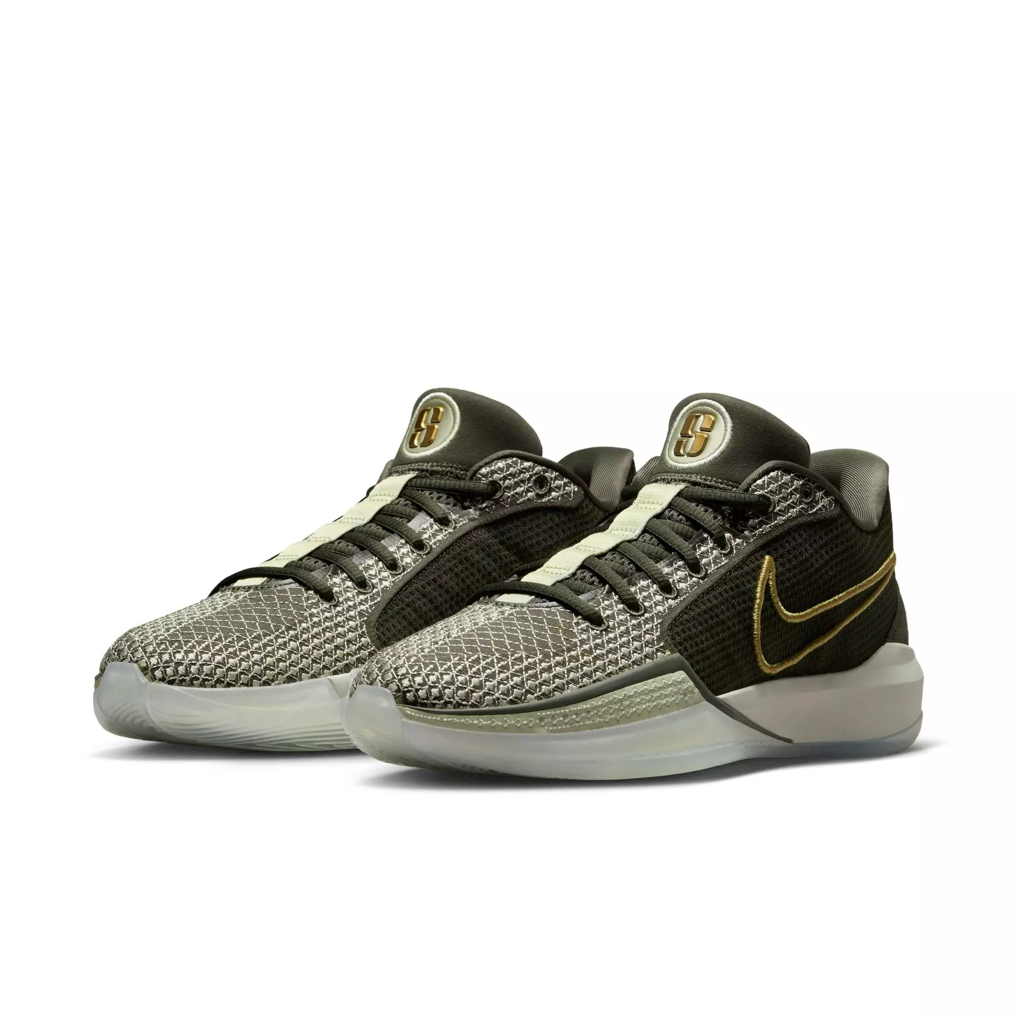 Nike Sabrina 1 "Dedication" Basketball Shoe - CARGO KHAKI/METALLIC GOLD/OLIVE AURA