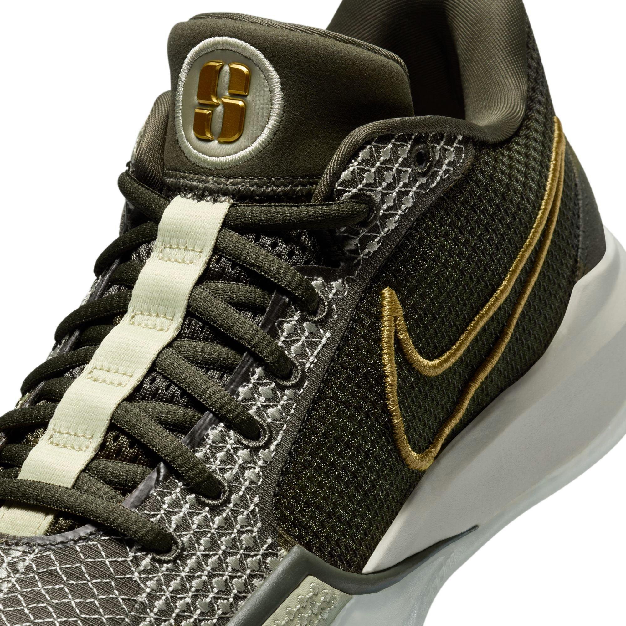 Nike Sabrina 1 "Dedication" Basketball Shoe - CARGO KHAKI/METALLIC GOLD/OLIVE AURA Thumbnail View 4