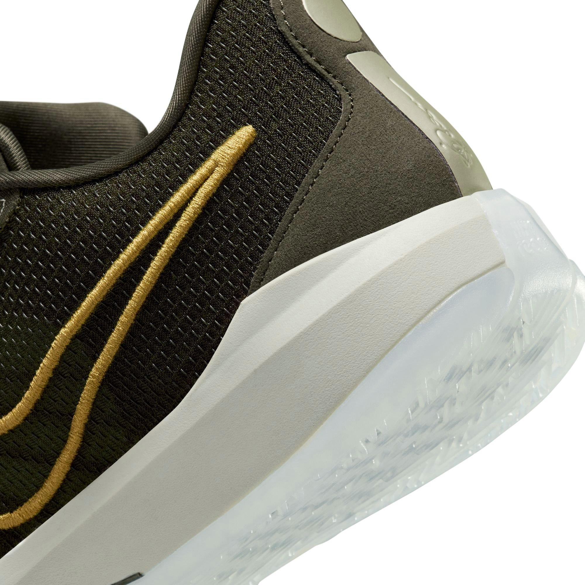 Nike Sabrina 1 "Dedication" Basketball Shoe - CARGO KHAKI/METALLIC GOLD/OLIVE AURA Thumbnail View 5