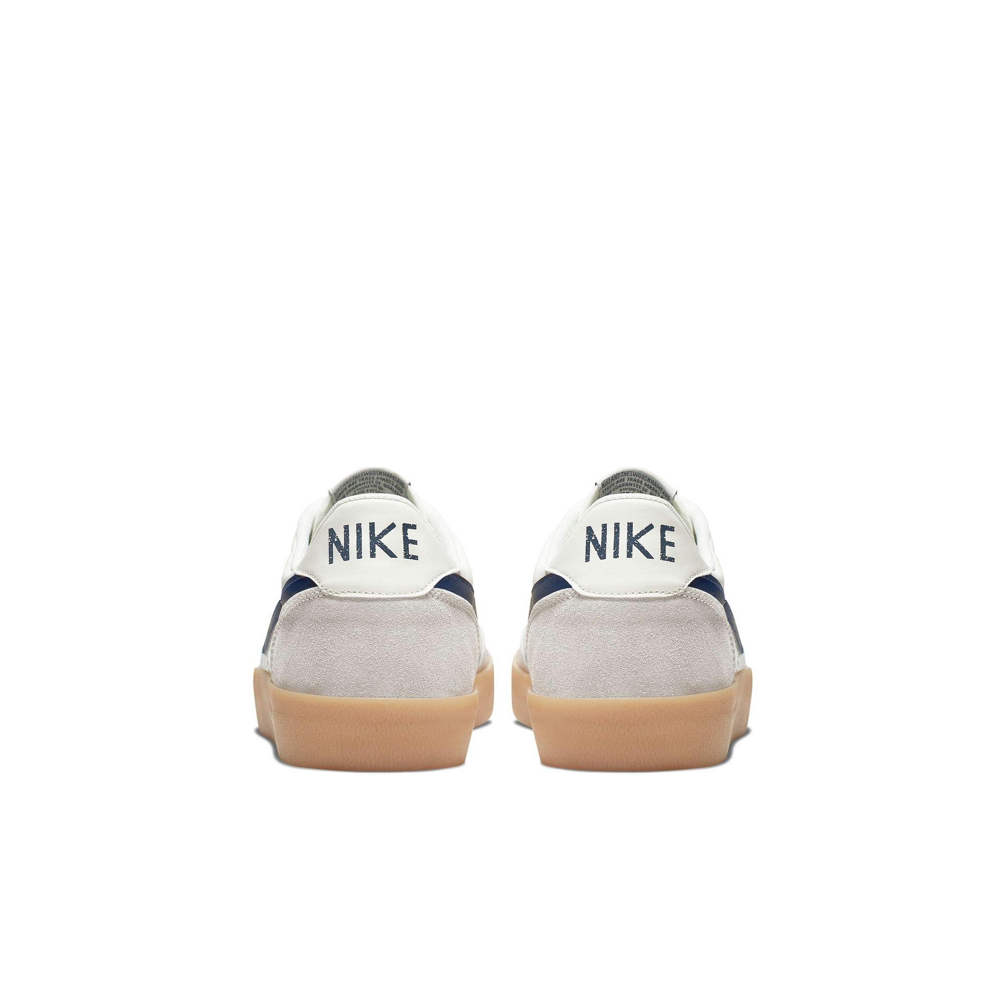 Nike Killshot 2 Leather "Sail/Midnight Navy/Gun Yellow" Men's Shoe - OFF-WHITE/BLUE Thumbnail View 6