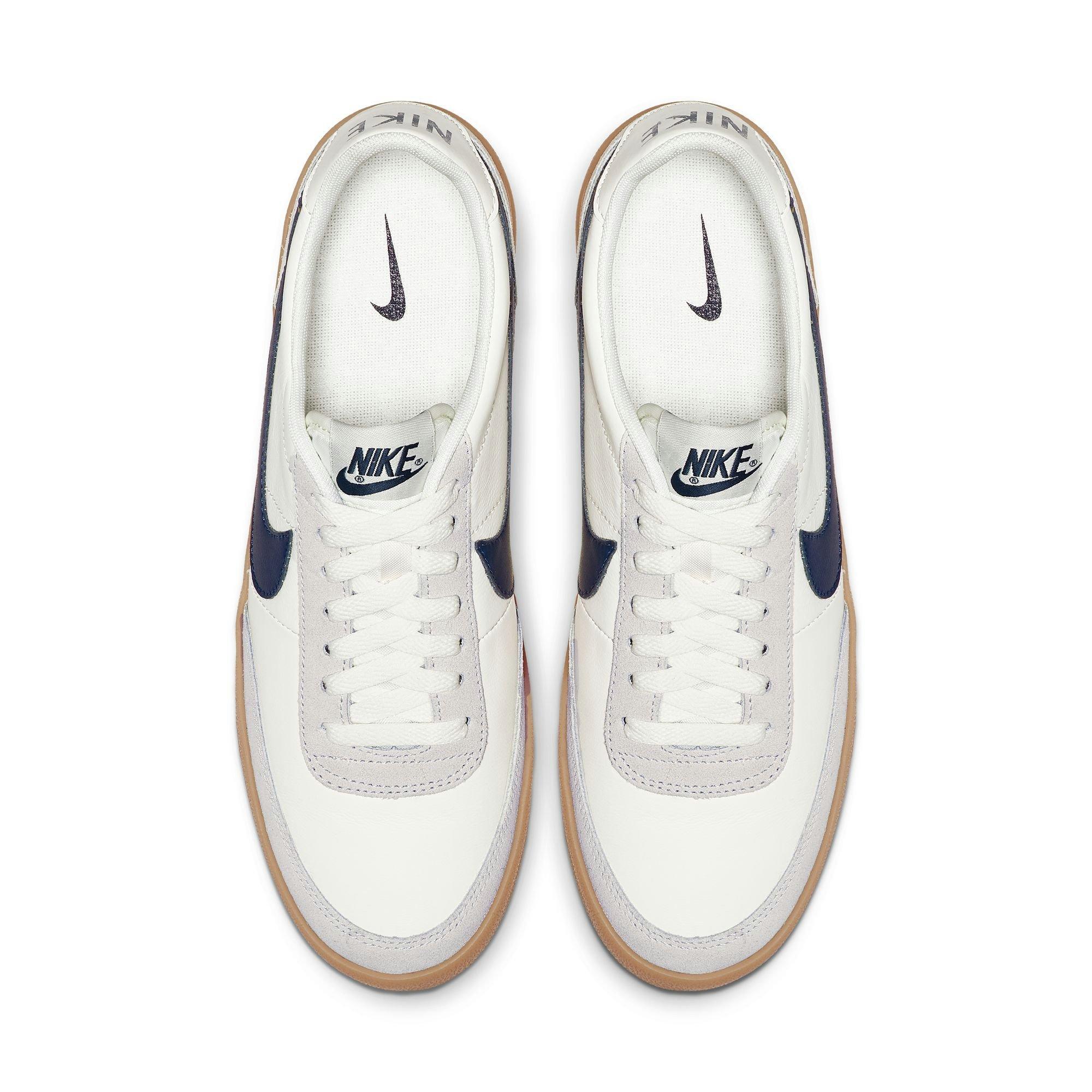 Nike Killshot 2 Leather "Sail/Midnight Navy/Gun Yellow" Men's Shoe - OFF-WHITE/BLUE Thumbnail View 7