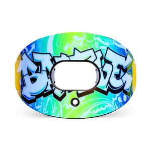Battle Sports Iridescent Graffiti Oxygen Football Mouthguard