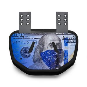 Battle Sports Blue Strips Football Back Plate
