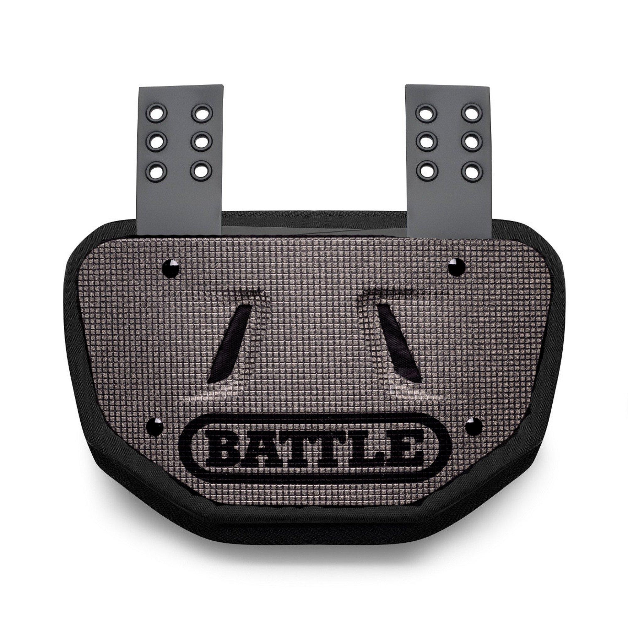 Battle Sports 3D Diamond Black Football Backplate