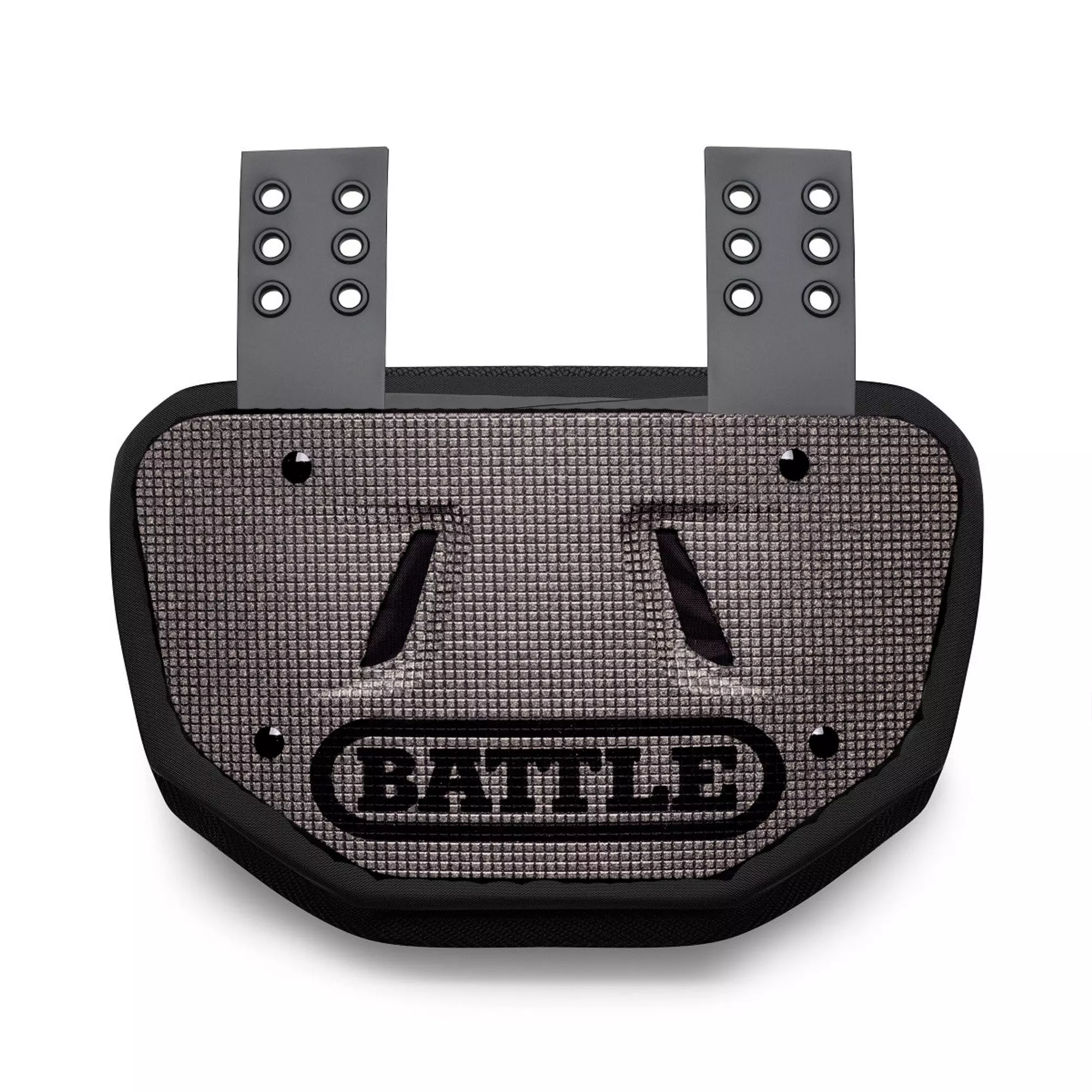 Battle Sports 3D Diamond Black Football Backplate - BLACK