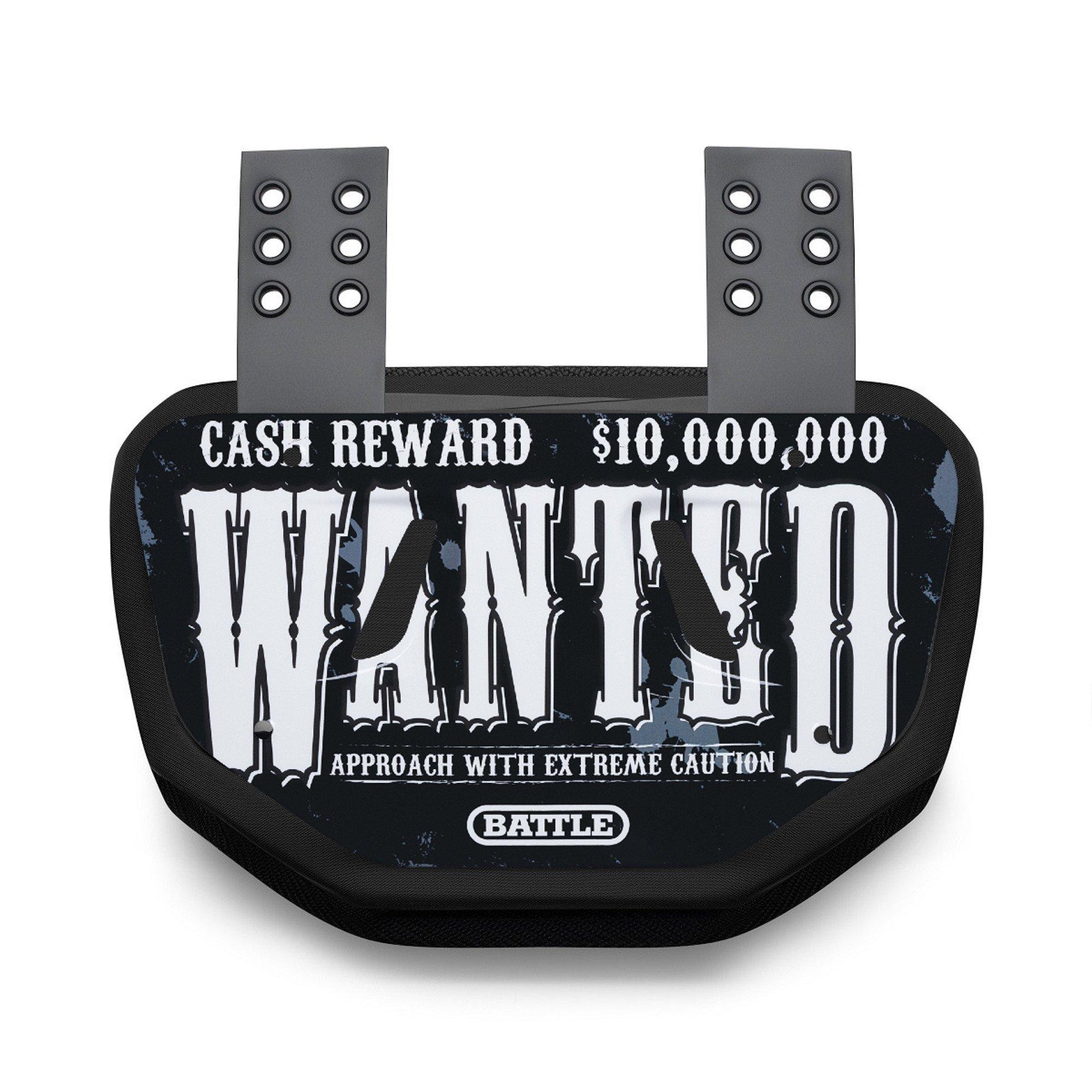 Battle Sports Wanted Chrome Football Backplate