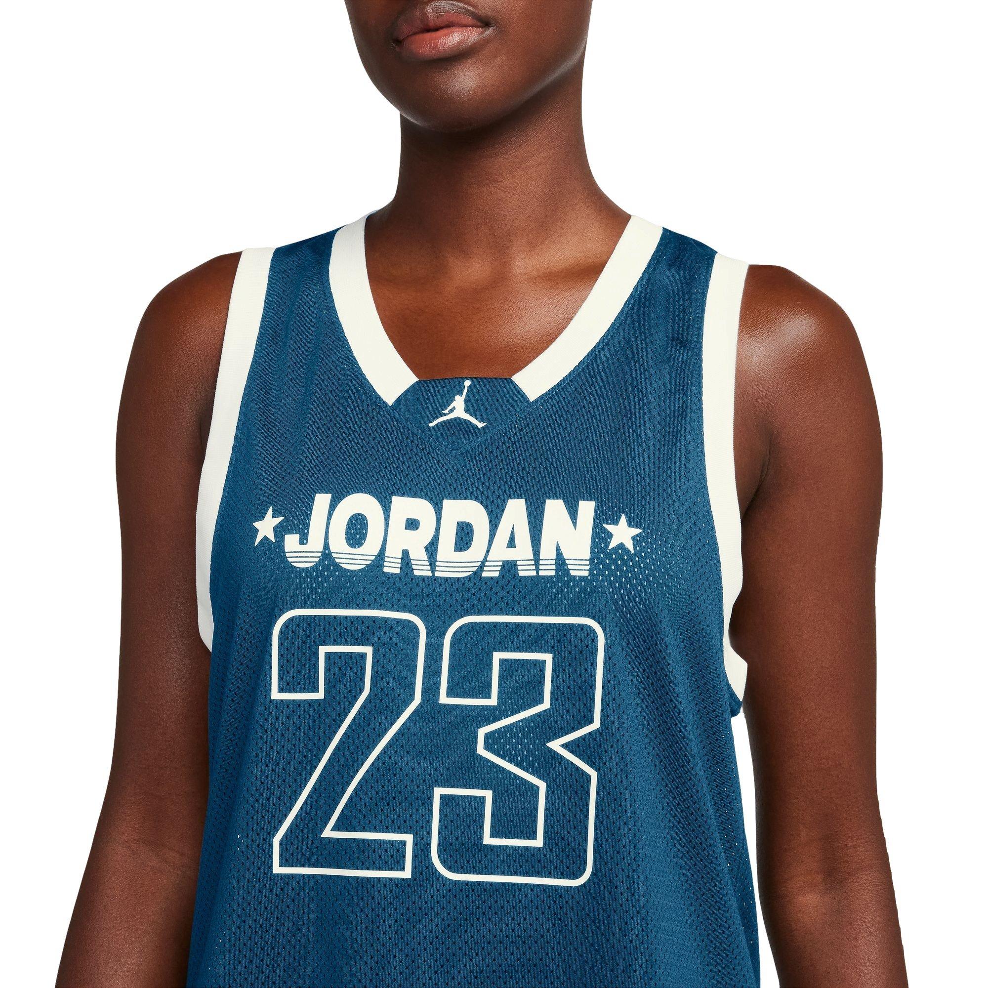 Jordan Women's 23 Jersey - Indigo Blue - BLUE Thumbnail View 3