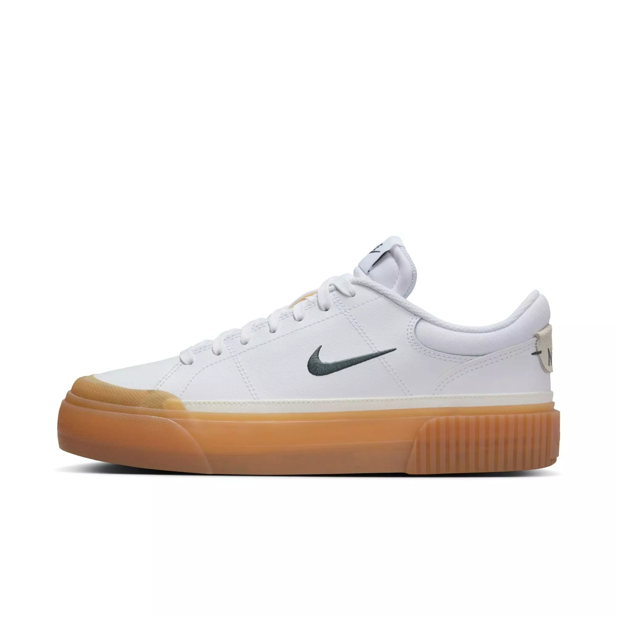 Nike Court Legacy Lift "White/Vintage Green/Gum Yellow/Sail" Women's Shoe - WHITE/GREEN