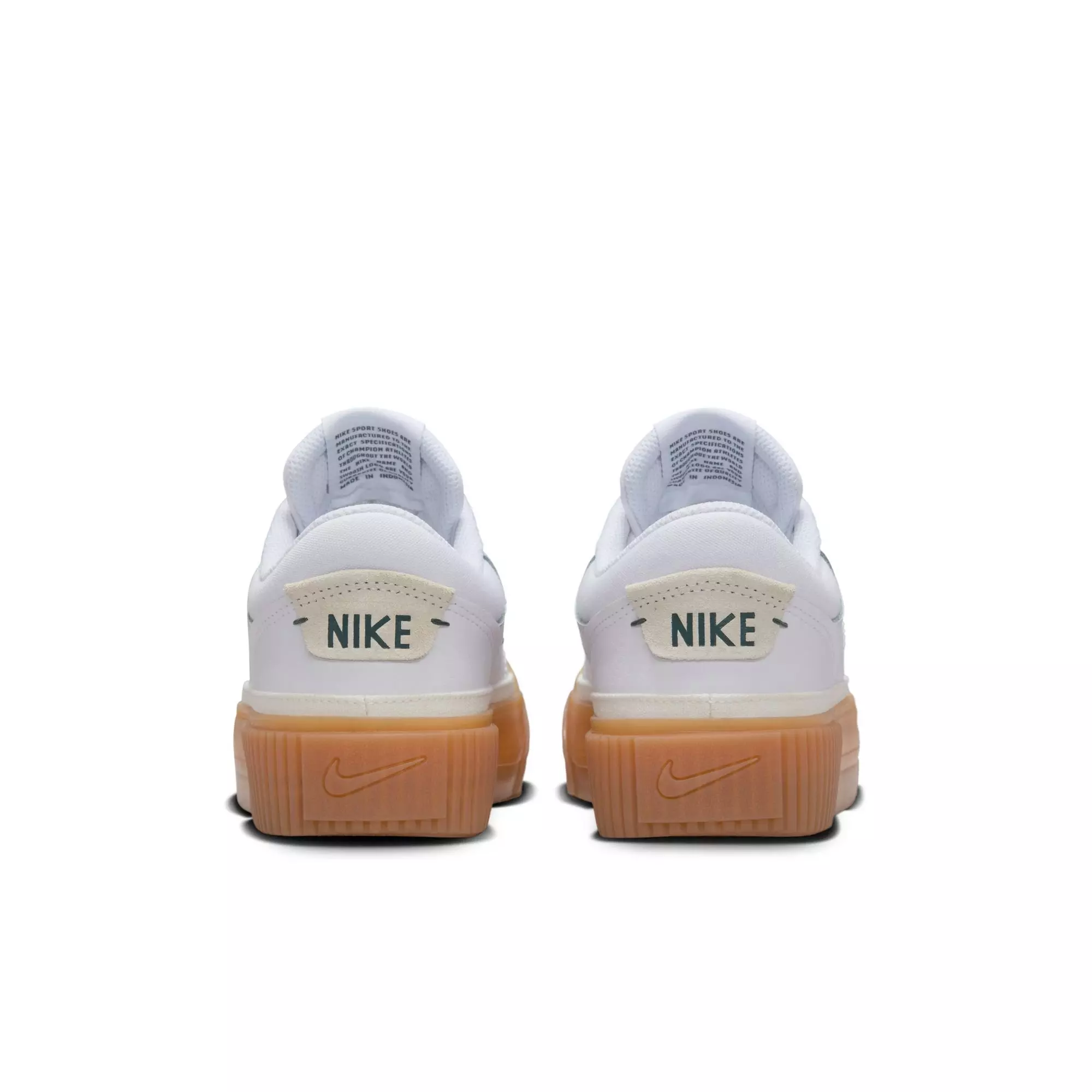 Nike Court Legacy Lift "White/Vintage Green/Gum Yellow/Sail" Women's Shoe - WHITE/GREEN