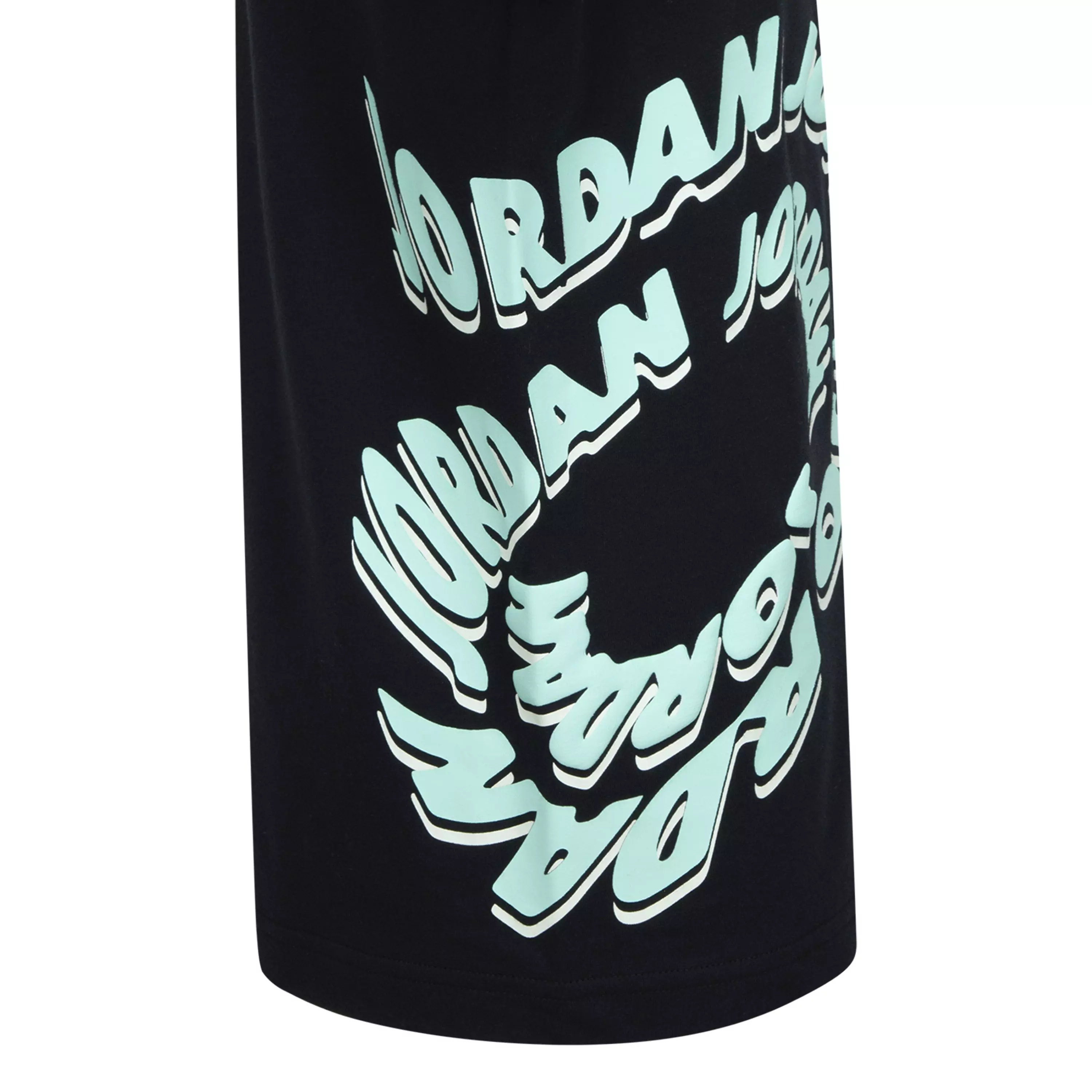 Jordan Big Boys' Warped Galaxy Tee - Black - BLACK