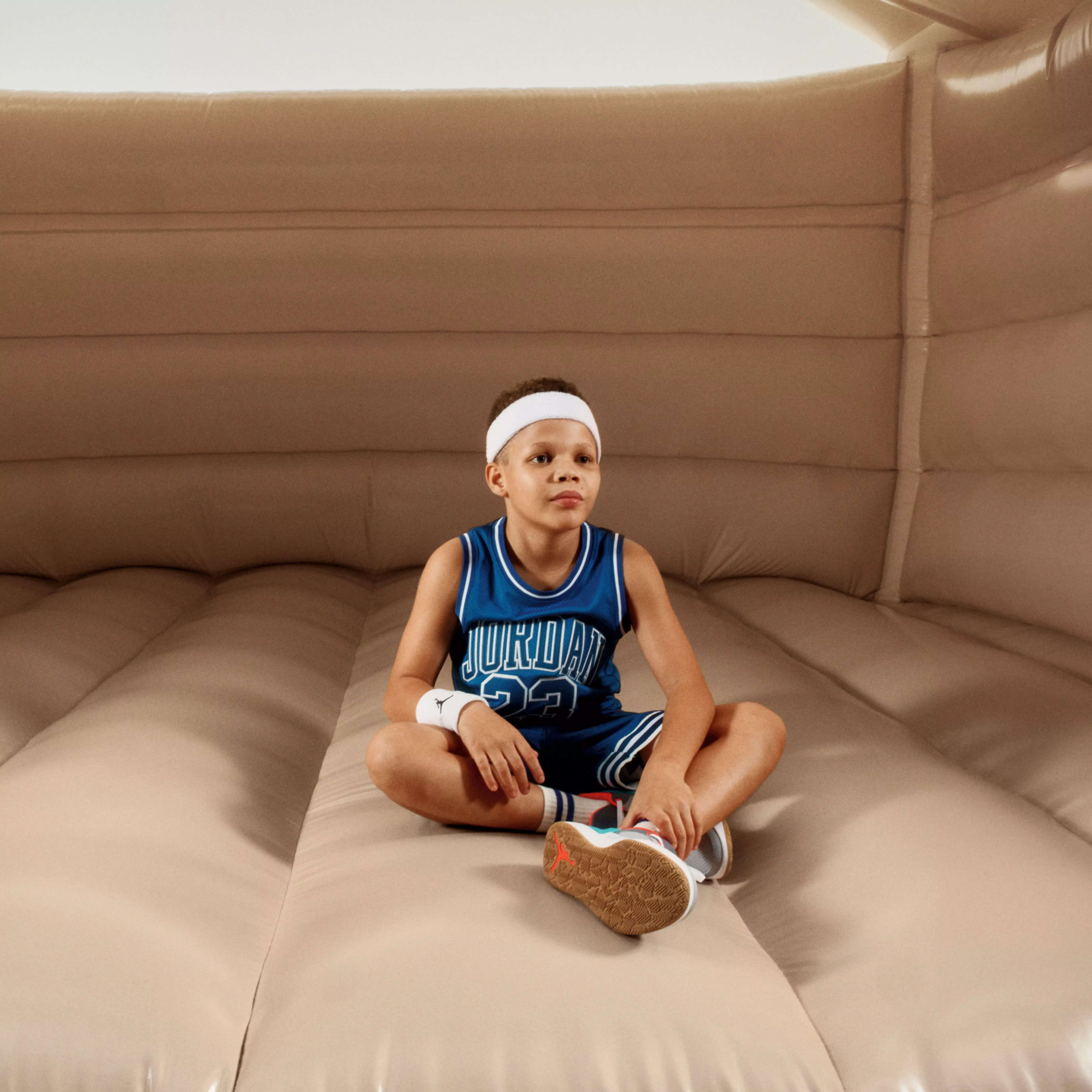 Jordan Big Boys' 23 Jersey-Blue - BLUE