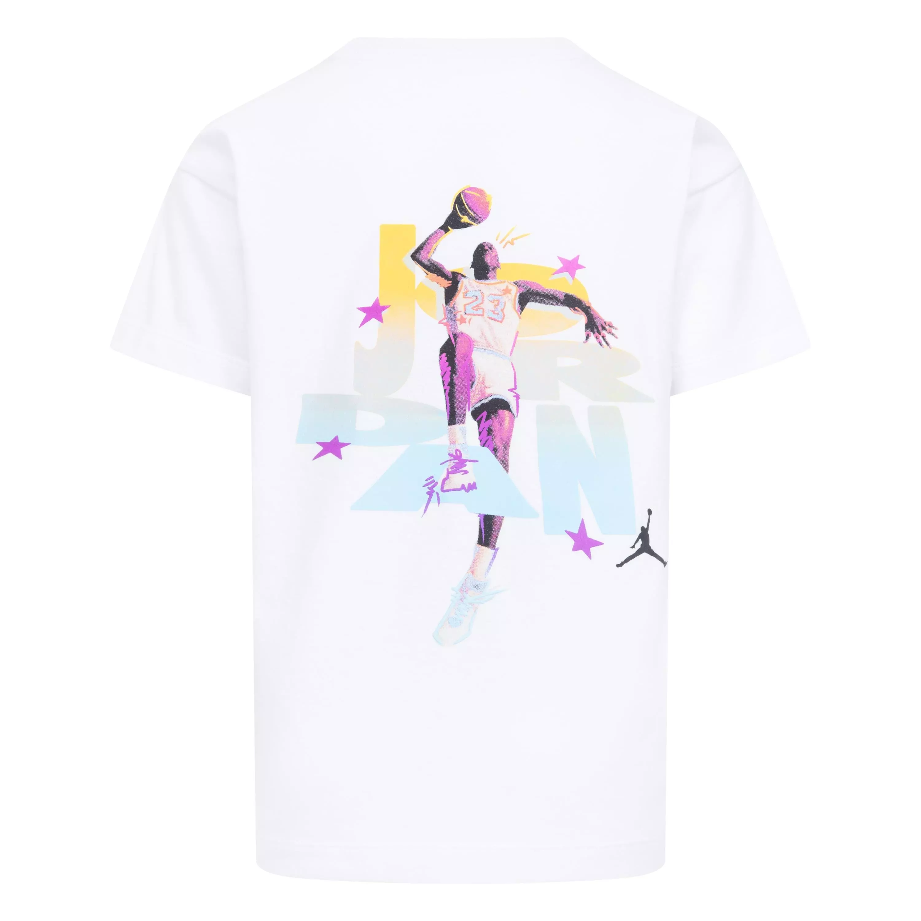 Jordan Big Girls' SKK Dunk Tee - White - WHITE