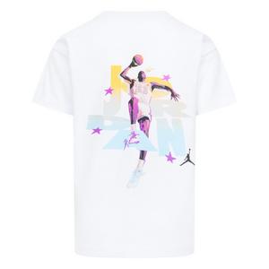 Jordan Big Girls' SKK Dunk Tee - White