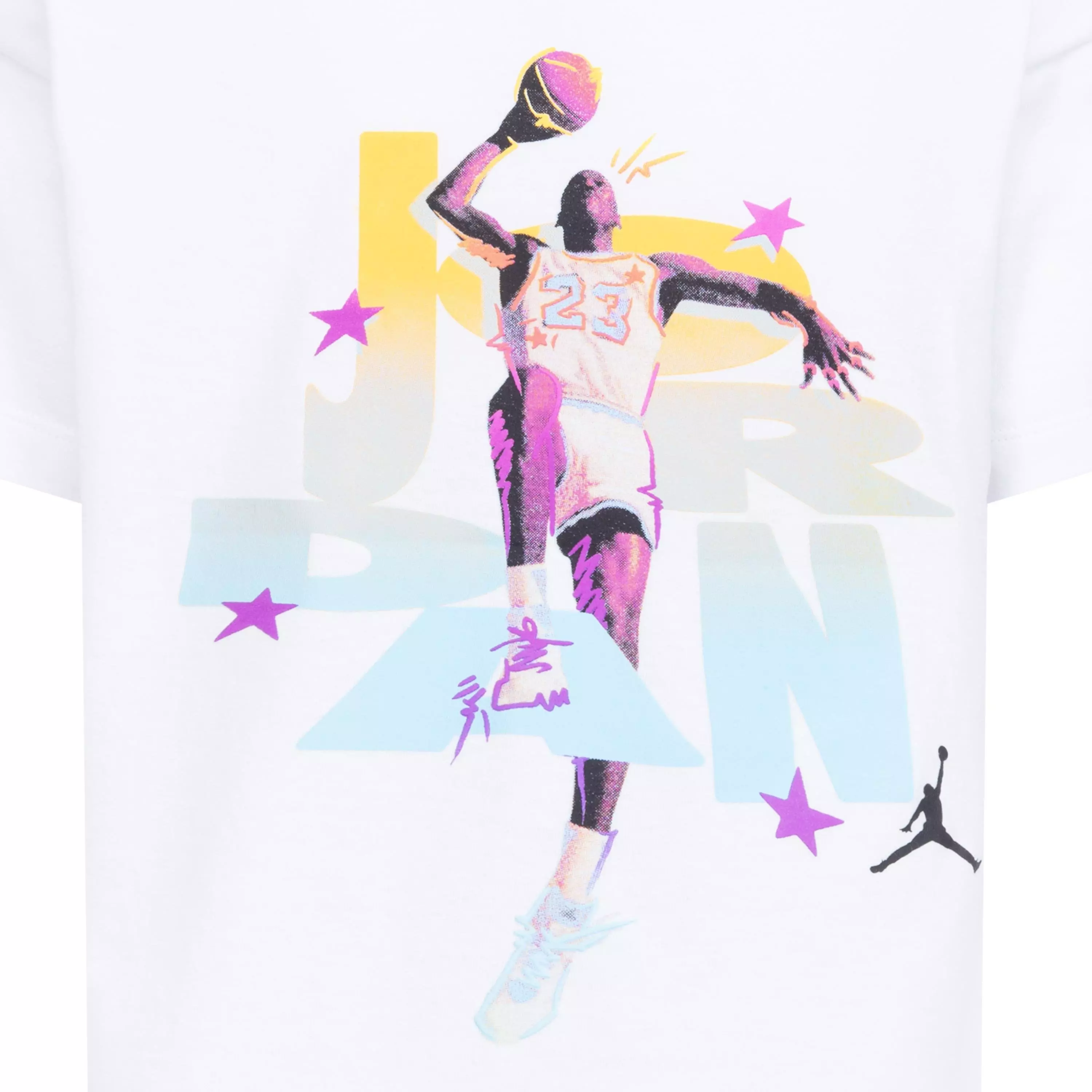 Jordan Big Girls' SKK Dunk Tee - White - WHITE